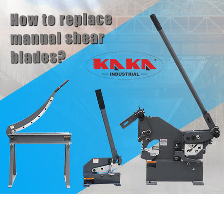 How to replace manual shear blades?