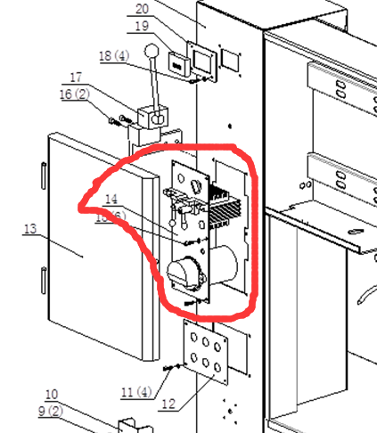 Spare part# 14 blade welder for vertical band saw VS-1611