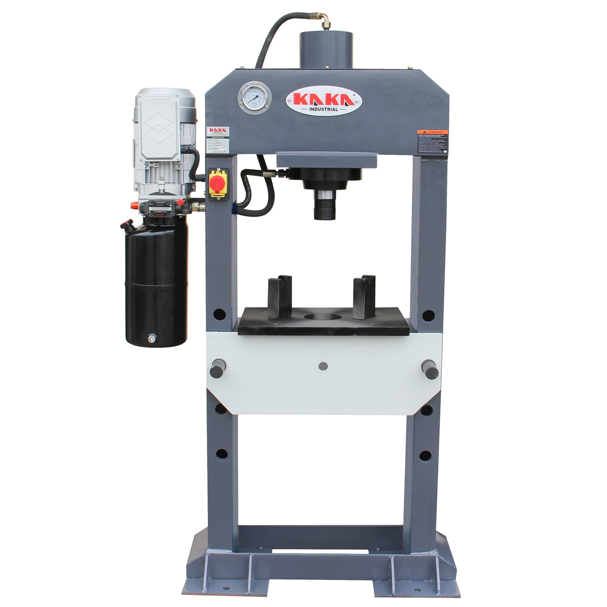 KAKA INDUSTRIAL HP-25 Electric Hydraulic Press,Hydraulic Electric Pump, H-Frame Shop Press with Gear pump,25 ton Frame Capacity,9.8 in Stroke 220V Single phase
