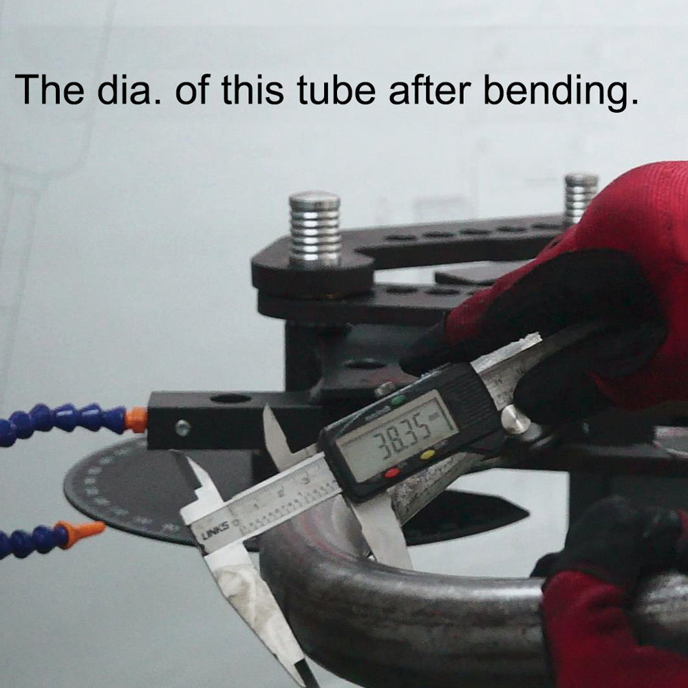 Manual Tube Bender, 2" Max Capacity, Pipe Bender for Exhaust, Roll Cage, Bull Bar - Heavy Duty Floor Standing Bender with Ratchet Lever & Degree Indicator (Dies Sold Separately) TB-3