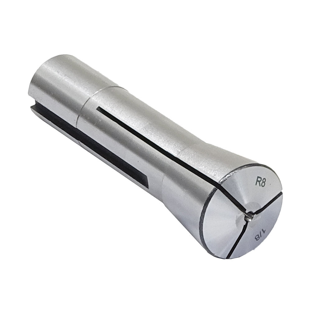 High Grade Steel R8 7/8" Spring Collet With Drawbar Thread - Hardened & Ground