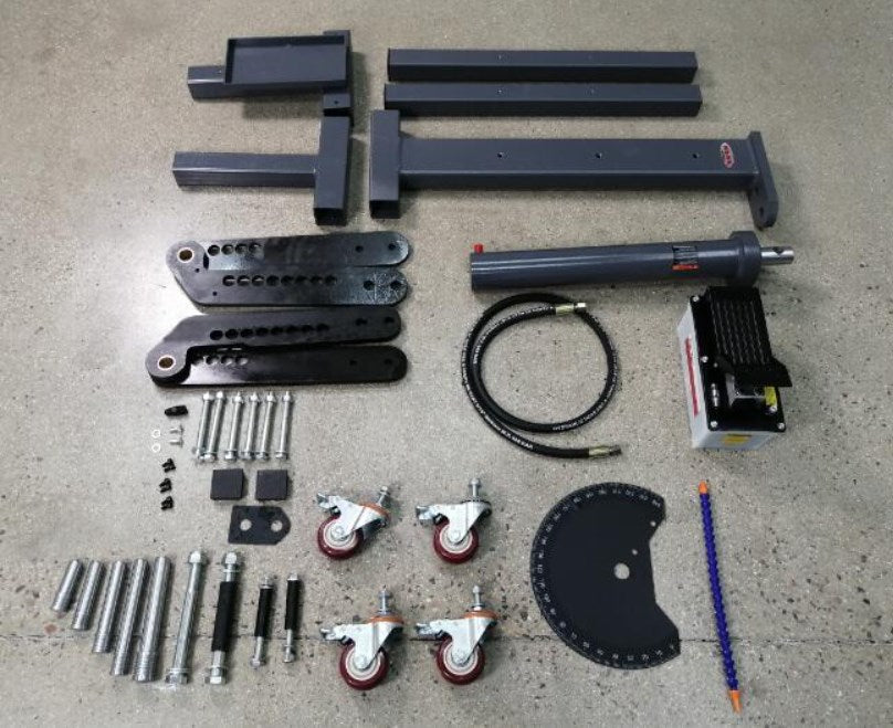 Kaka Industrial TB-3B Air Hydraulic Power 10 Ton Tube Bender for Roll Cage & Exhaust Pipe Bender,12 Inch stroke cylinder General Tube Bender