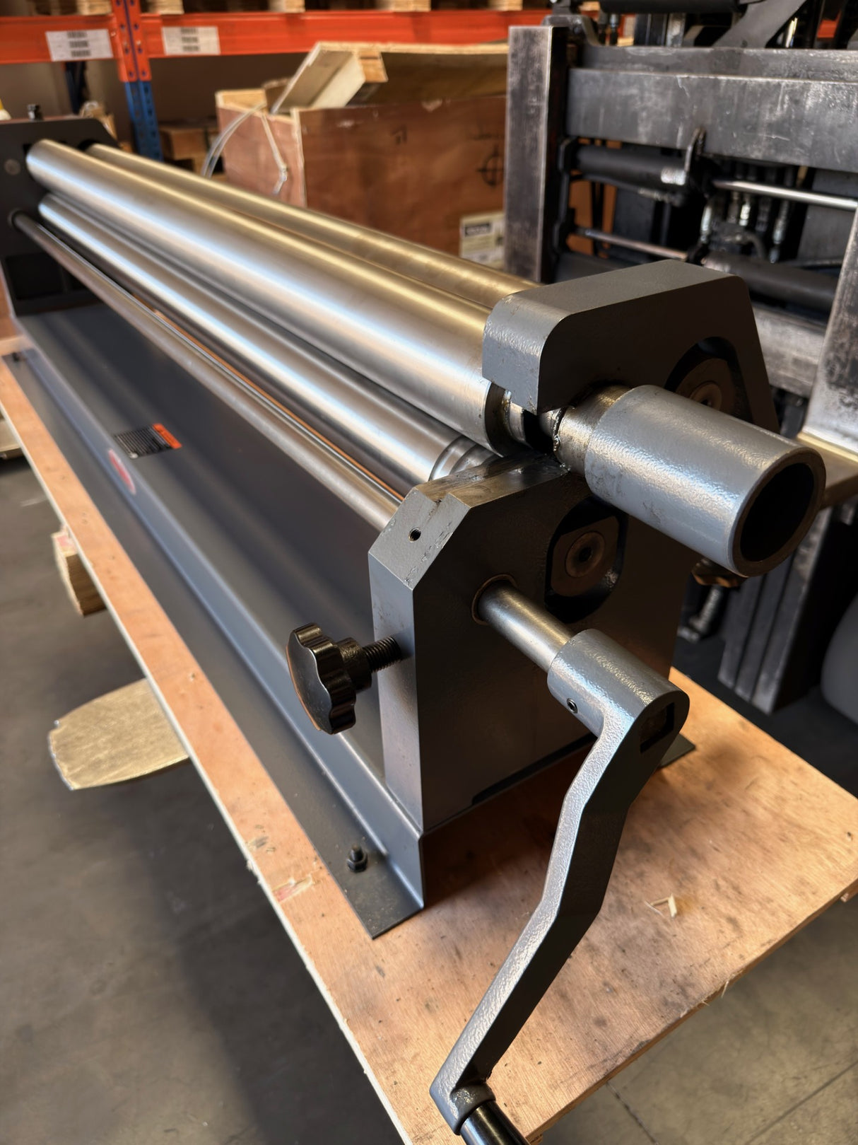 (Not Brand New) Slip Roll Machine, Sheet Metal Roller Machine With Two Removable Rollers, 51-Inch Slip Roll Roller Metal Plate Bending Round Machine, Slip Roll Machine capacity of 16 Gauge Steel W01-5116