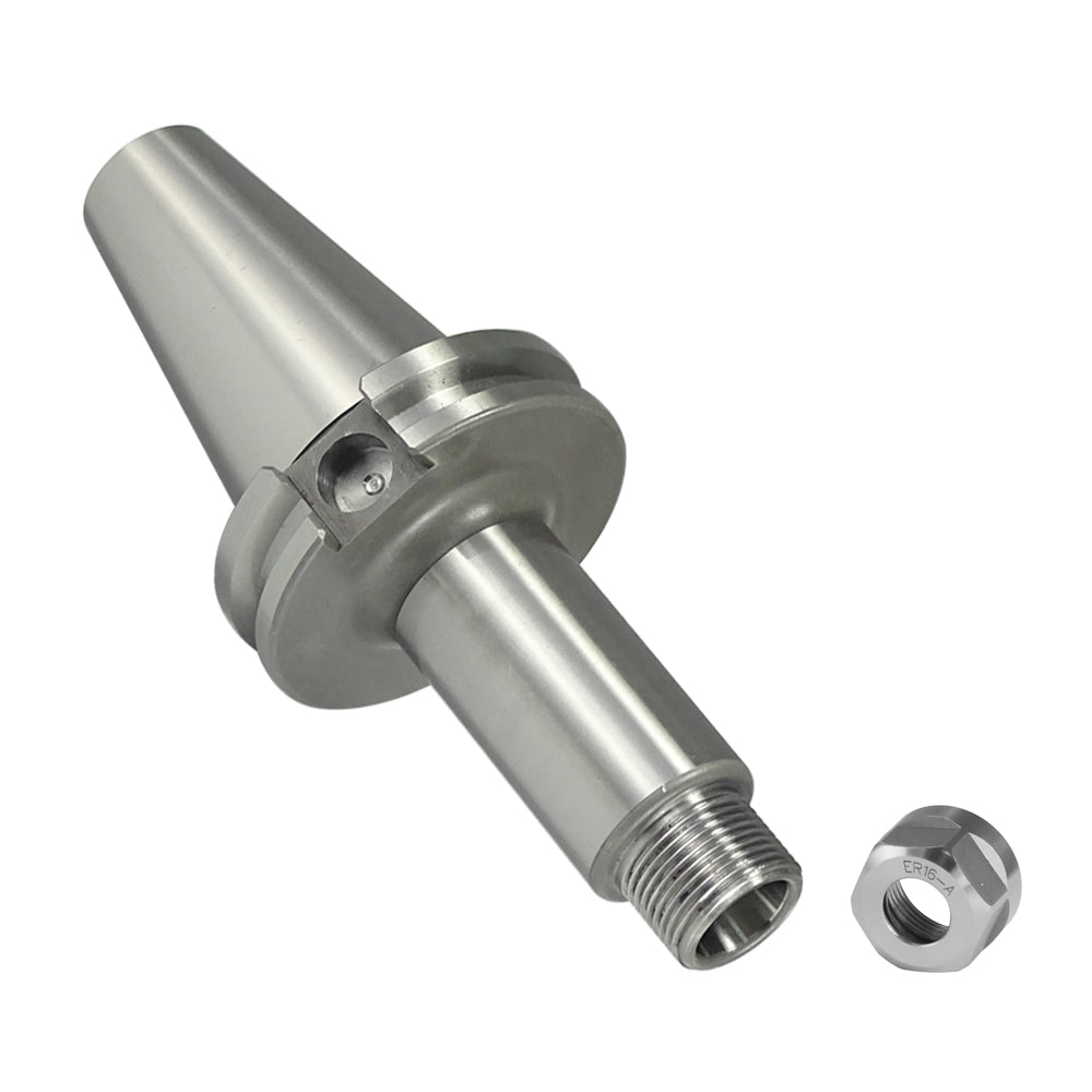 Bodee CAT40 4" 20000 RPM @ G2.5 Balanced CNC Coolant Thru. Collet Chuck 0.00012" TIR