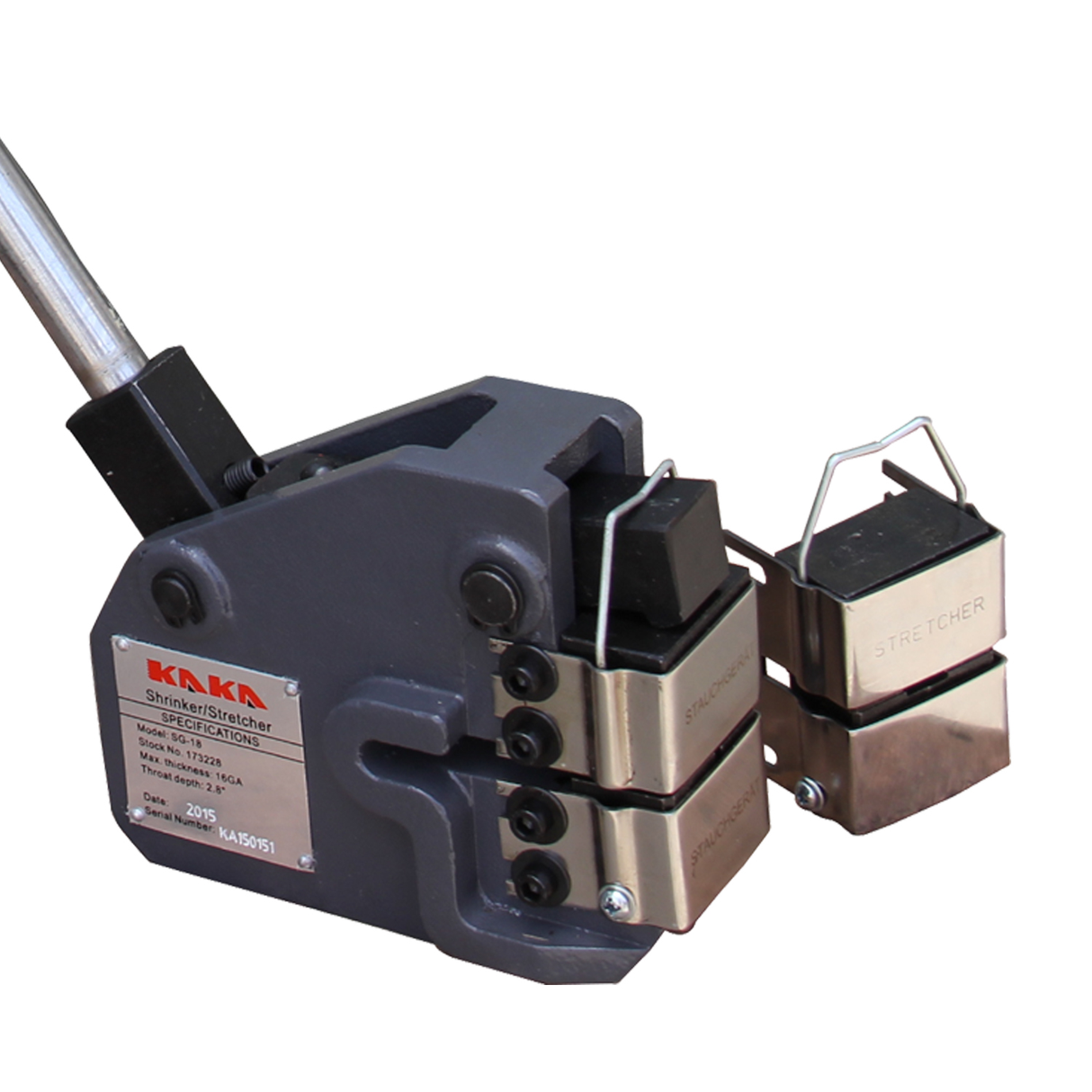 Metal Shrinker Stretcher, 16 Gauge Capacity Shrinker Stretcher, Cast Iron Shrinker Stretcher set SG-18