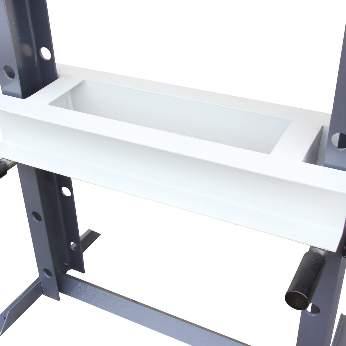 KAKA INDUSTRIAL HP-10S Hydraulic Shop Press, H-Frame Hydraulic Press with Manual Double Speed Pump,10 ton Press Capacity,7 in Stroke