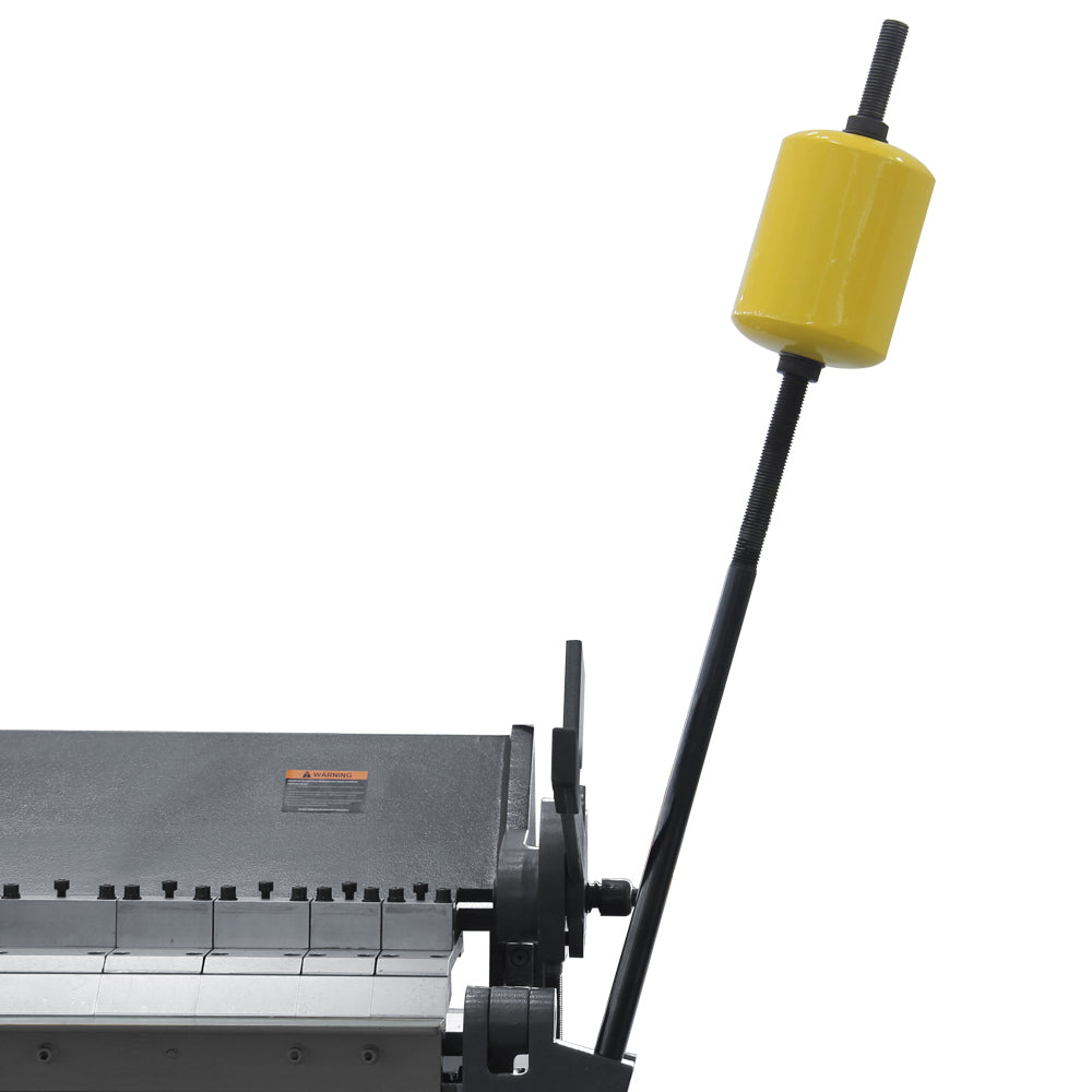 KAKA Industrial W-10012A Heavy-Duty Pan and Box Brake, 12-Gauge Mild Steel, High Versatility and Durability Sheet Metal Box Pan Brake