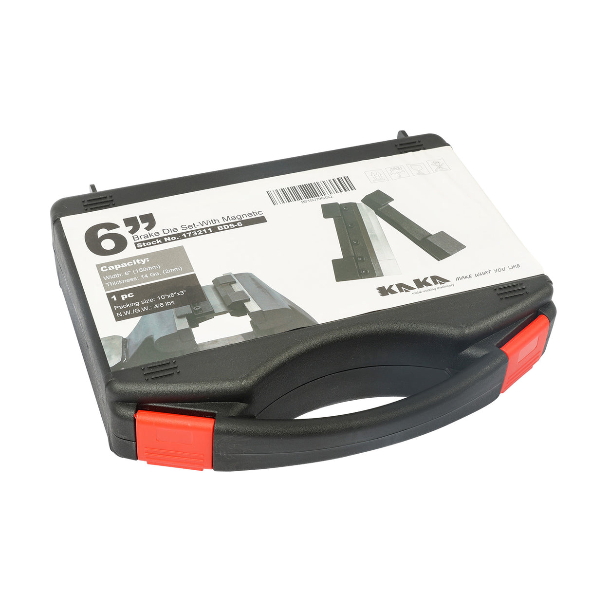 6 Inches Vise Brake Die Set, Magnetic Vise Mount,ise Mount Metal Brake Bender Attachment Bending,BDS-6