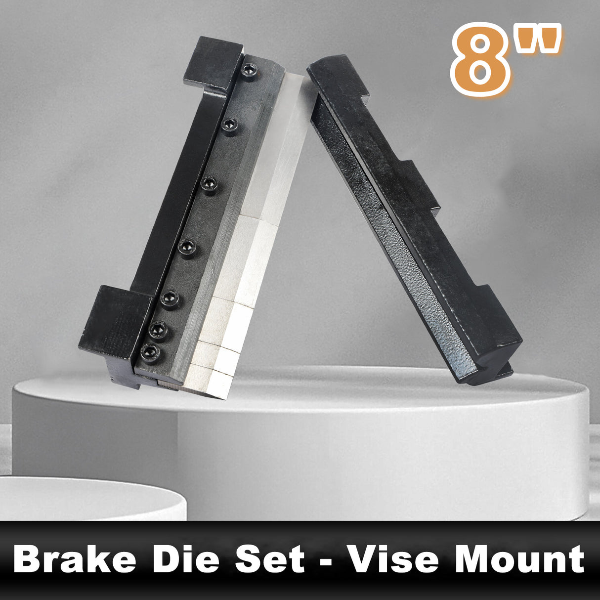 Sheet Metal Brake,8 Inches ise Mount Metal Brake Bender,Attachment Bending Sheet Metal Vice Brake,BDS-8