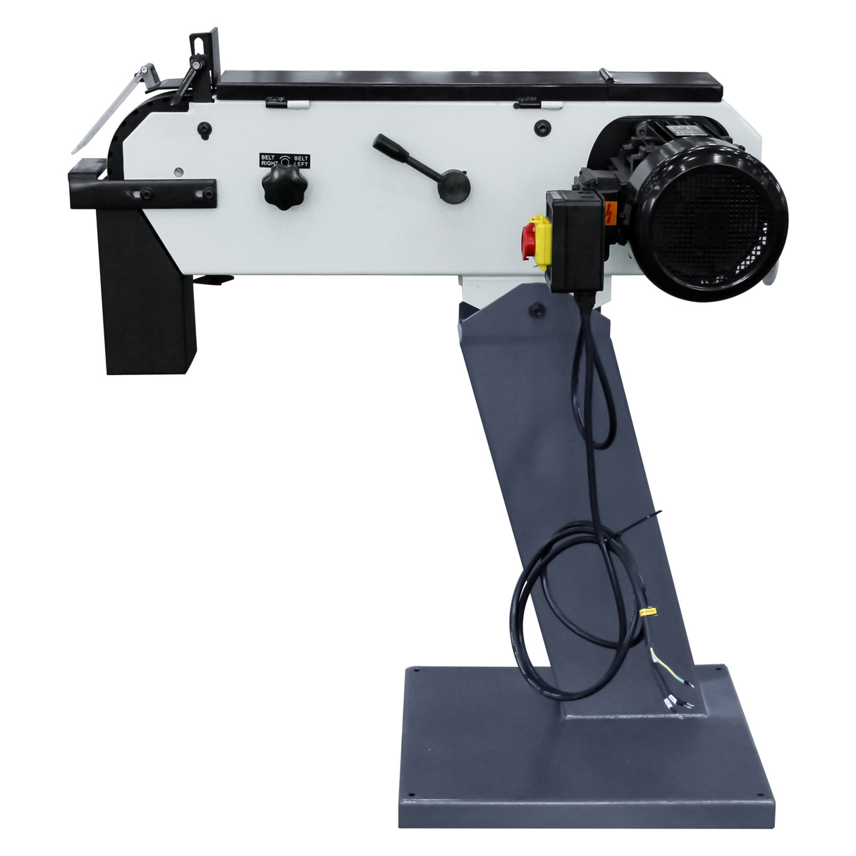 Kaka Industrial BG-3 Belt Grinder, 3 x 79 in Belt Sander, Wheel Metal Belt Grinder/Sander, Sander with Cast Iron Base, High Speed Belt Grinder 220V-60HZ-1PH