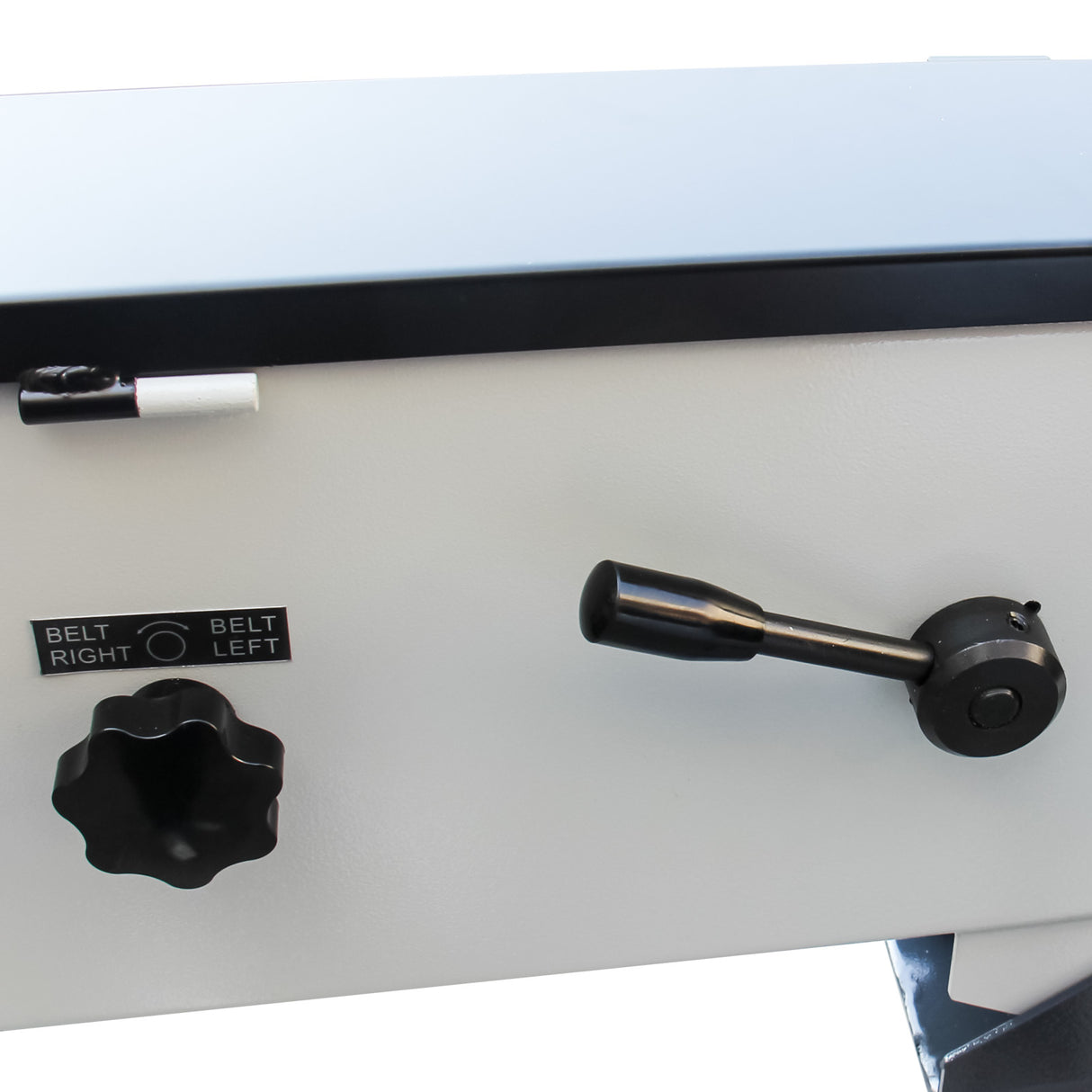 Kaka Industrial BG-3 Belt Grinder, 3 x 79 in Belt Sander, Wheel Metal Belt Grinder/Sander, Sander with Cast Iron Base, High Speed Belt Grinder 220V-60HZ-1PH