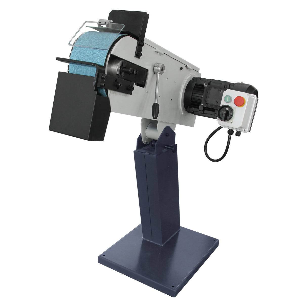 Kaka Industrial BG-6 Belt Grinder, 6 x 79 in Belt Sande, Wheel Metal Belt Grinder/Sander, Sander with Cast Iron Base, High Speed Belt Grinder 220V-60HZ-3PH