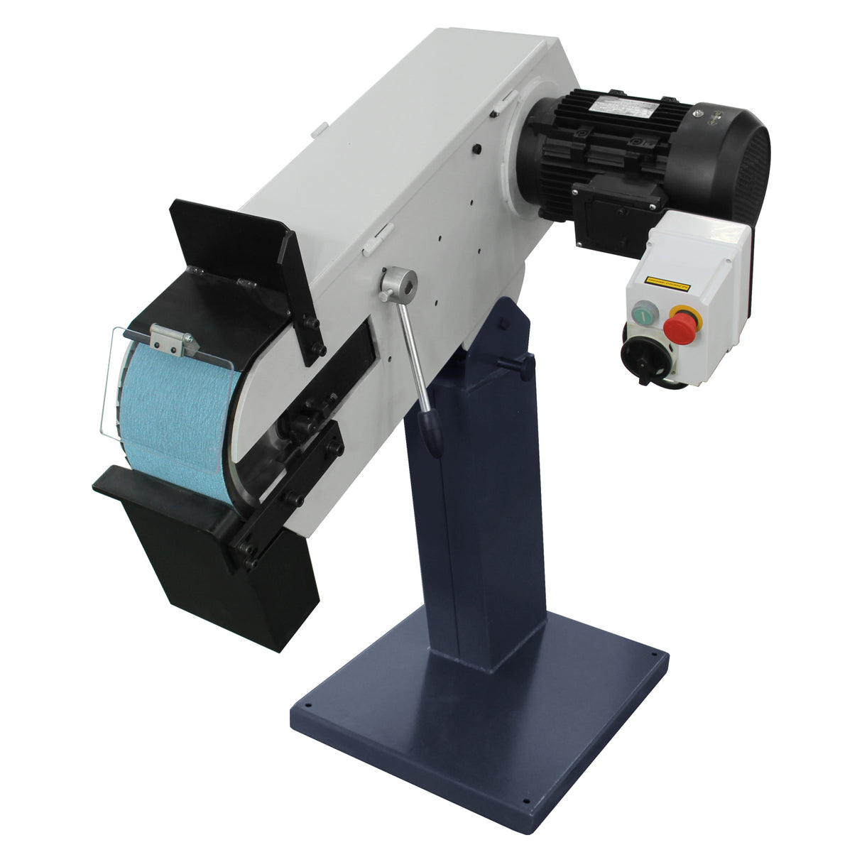 Kaka Industrial BG-6 Belt Grinder, 6 x 79 in Belt Sande, Wheel Metal Belt Grinder/Sander, Sander with Cast Iron Base, High Speed Belt Grinder 220V-60HZ-3PH