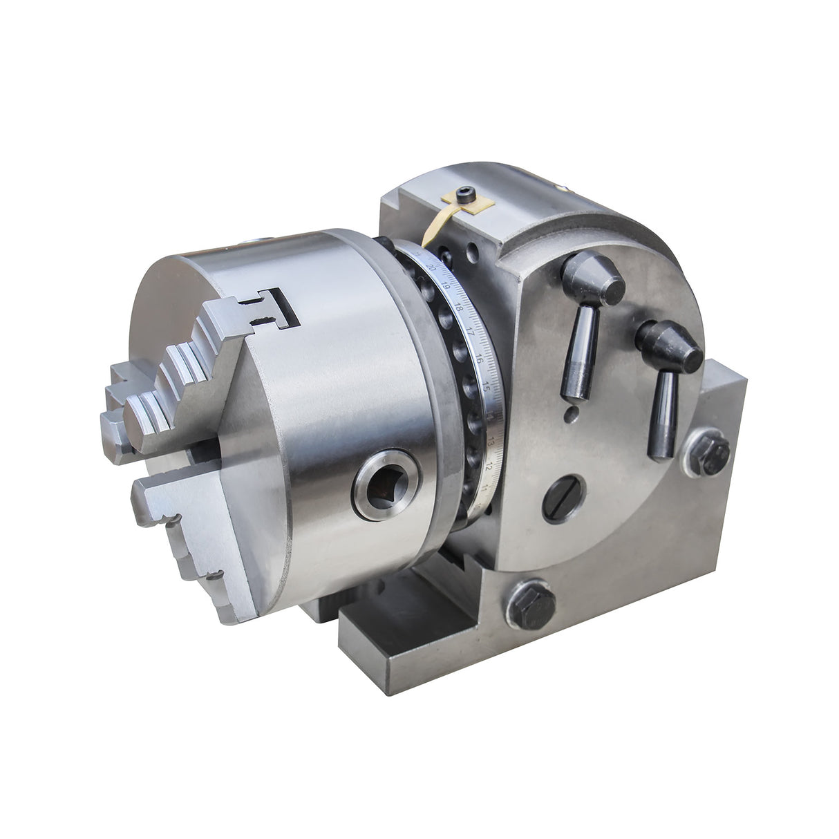 KAKA INDUSTRIAL Semi-Universal Dividing Head Sets BS-0/BS-1 Dividing Head Set 5"/6",with 5"/6" Chuck, Tailstock, Dividing Plates, 3-jaw Chuck Semi Universal Milling Set