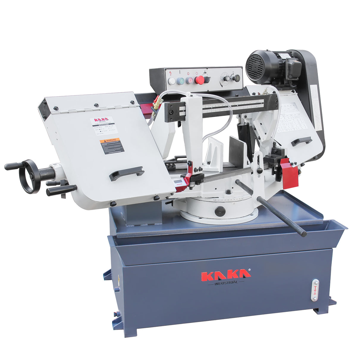 Metal Horizontal Band Saw,10 inch horizontal bandsaw, the bow can be swiveled between 45° and 90°Solid Design, Solid Design, Horizontal High Precision Vice Metal Band Saw220V-60Hz-1PH ,BS-1018R