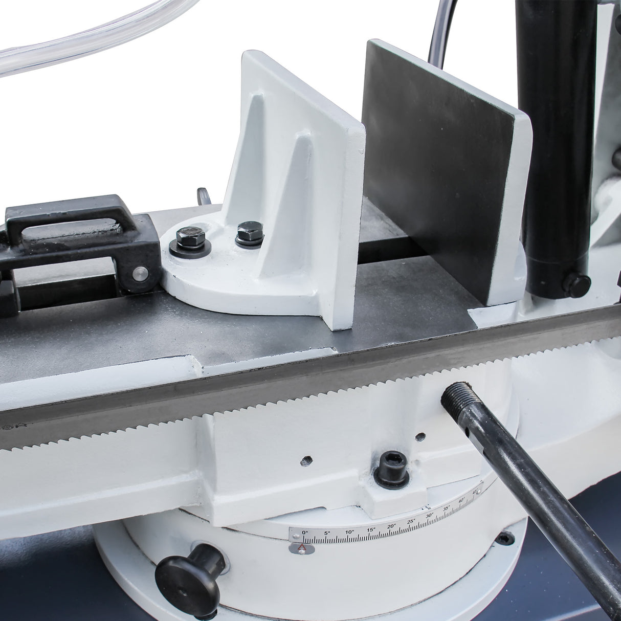 Metal Horizontal Band Saw,10 inch horizontal bandsaw, the bow can be swiveled between 45° and 90°Solid Design, Solid Design, Horizontal High Precision Vice Metal Band Saw220V-60Hz-1PH ,BS-1018R