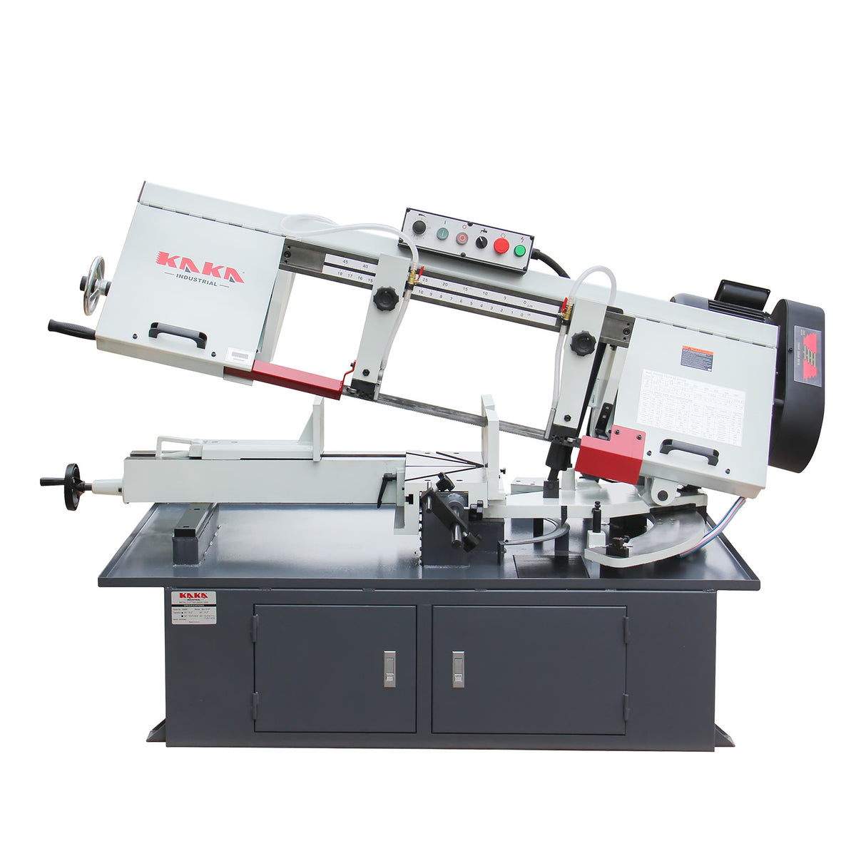 Metal Horizontal Band Saw, Dual Miter Metal Cutting Band Saw 10.2”x16.9” Capacity 2 HP power Horizontal Bandsaw with 220V Single phase BS-1018T