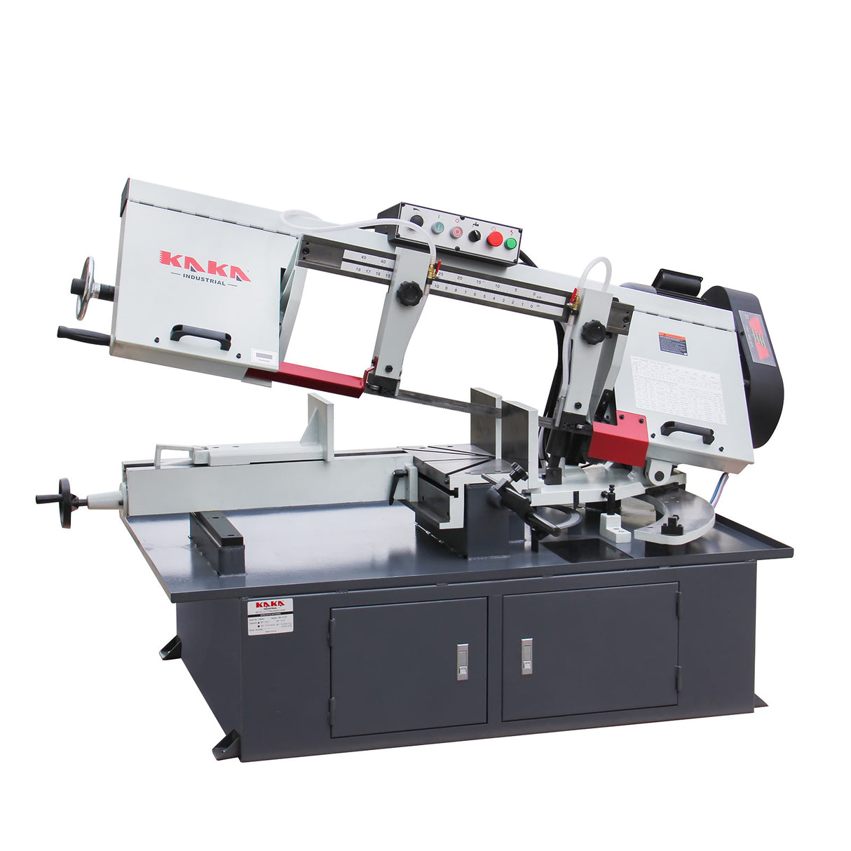 Metal Horizontal Band Saw, Dual Miter Metal Cutting Band Saw 10.2”x16.9” Capacity 2 HP power Horizontal Bandsaw with 220V Single phase BS-1018T