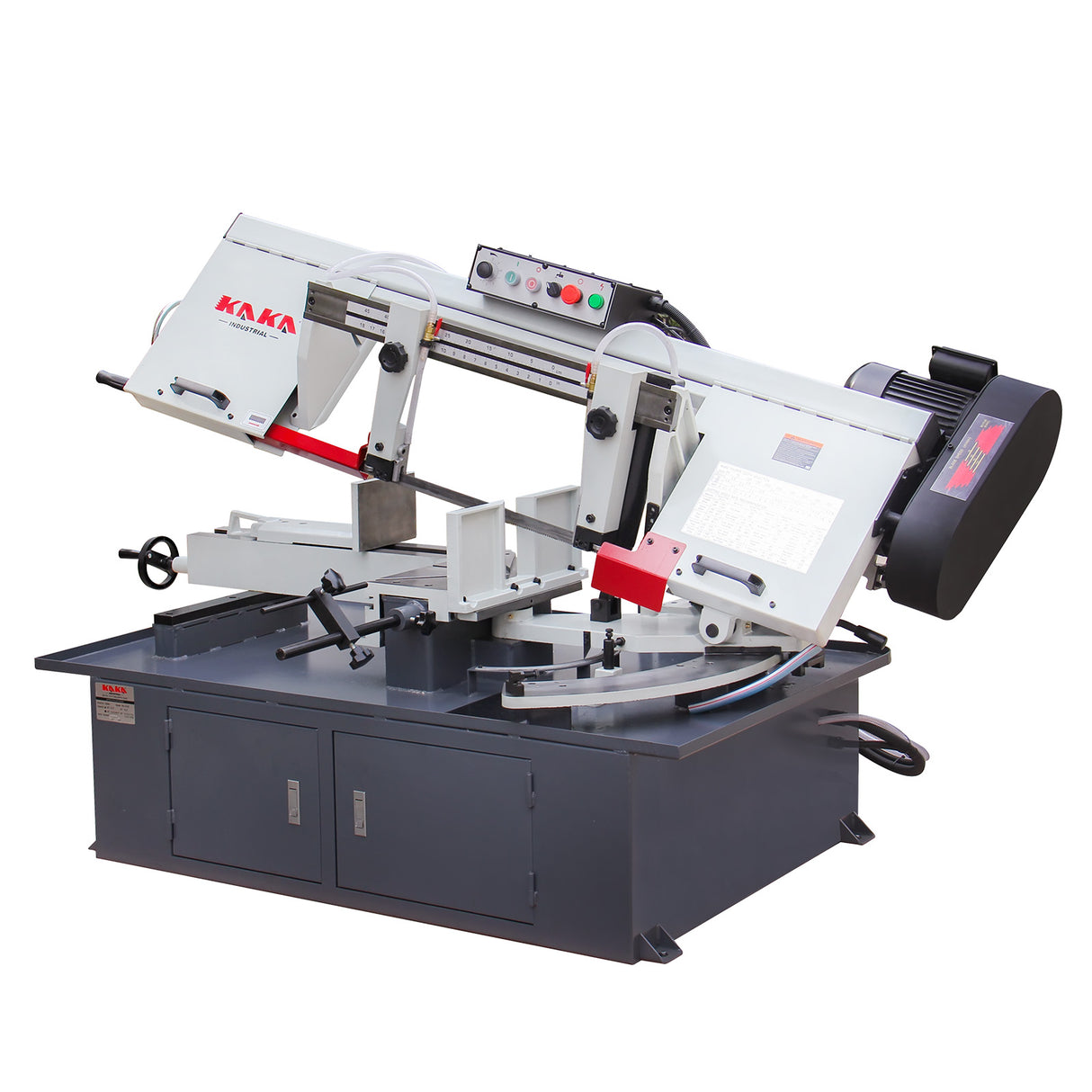 Metal Horizontal Band Saw, Dual Miter Metal Cutting Band Saw 10.2”x16.9” Capacity 2 HP power Horizontal Bandsaw with 220V Single phase BS-1018T