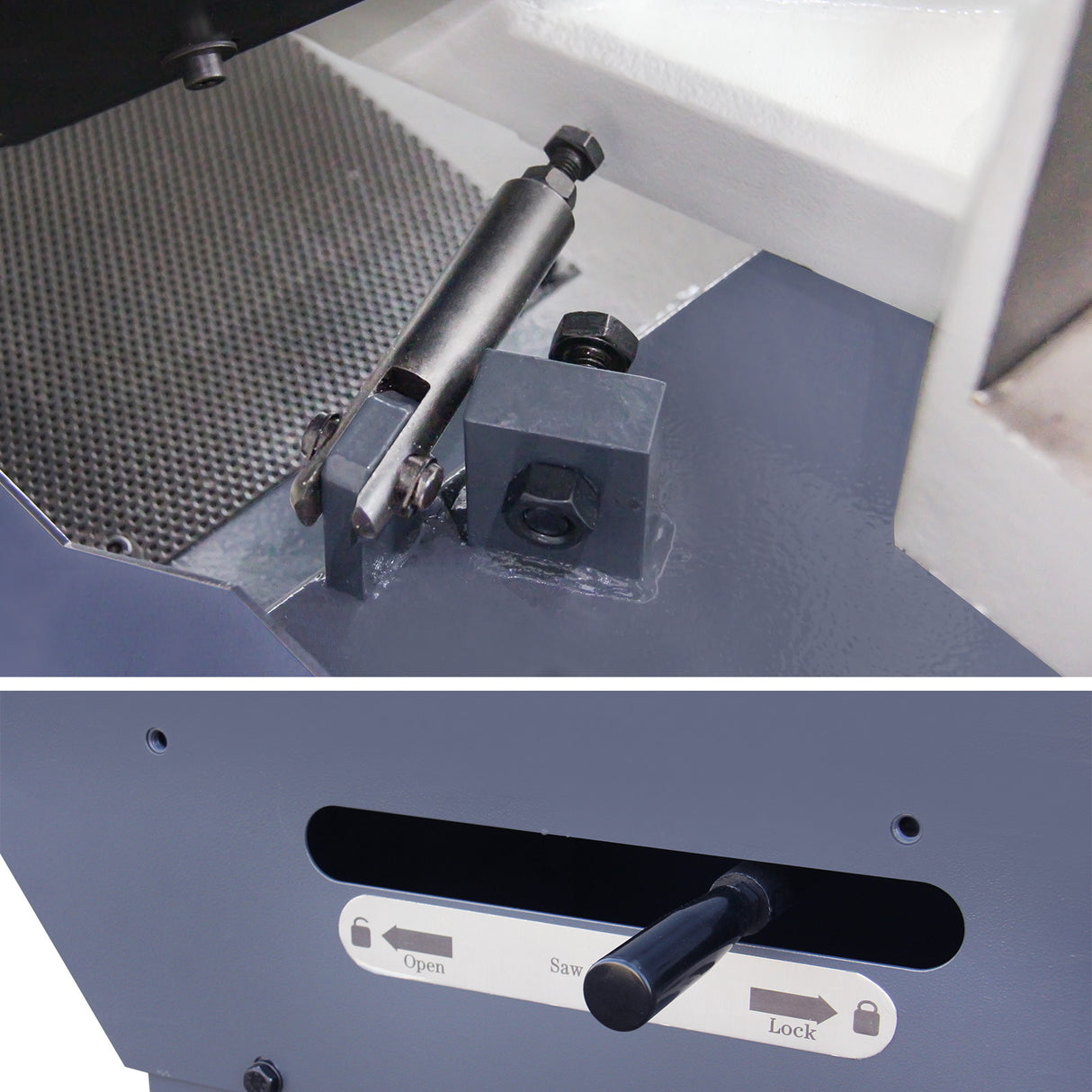 Metal Horizontal Band Saw, 10" x 7.9" Round & Rectangular Cutting, 60° Miter Angle, 1.5HP 115V Motor for Steel, Aluminum, Metal Fabrication BS-108G