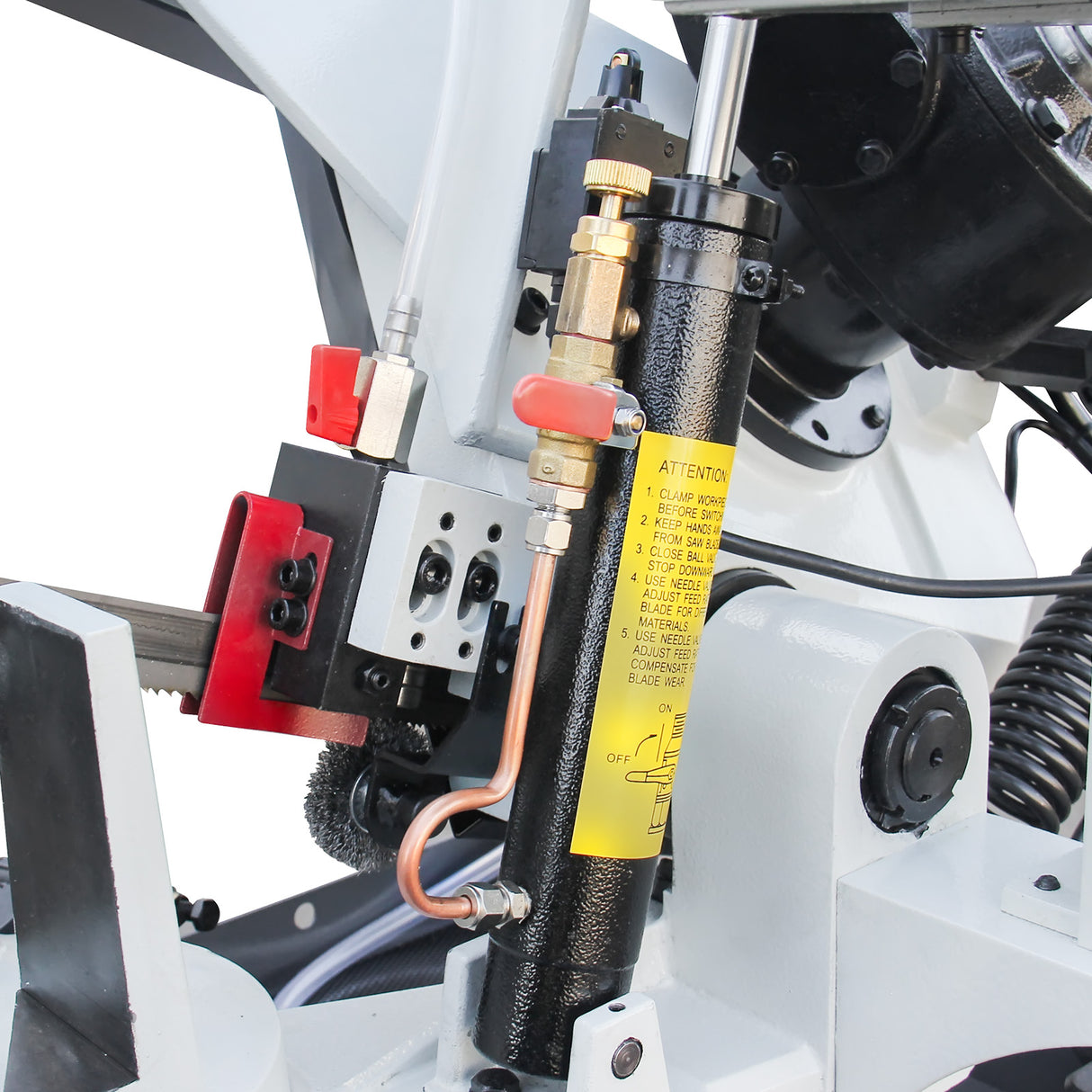 Metal Horizontal Band Saw, 10" x 7.9" Round & Rectangular Cutting, 60° Miter Angle, 1.5HP 115V Motor for Steel, Aluminum, Metal Fabrication BS-108G