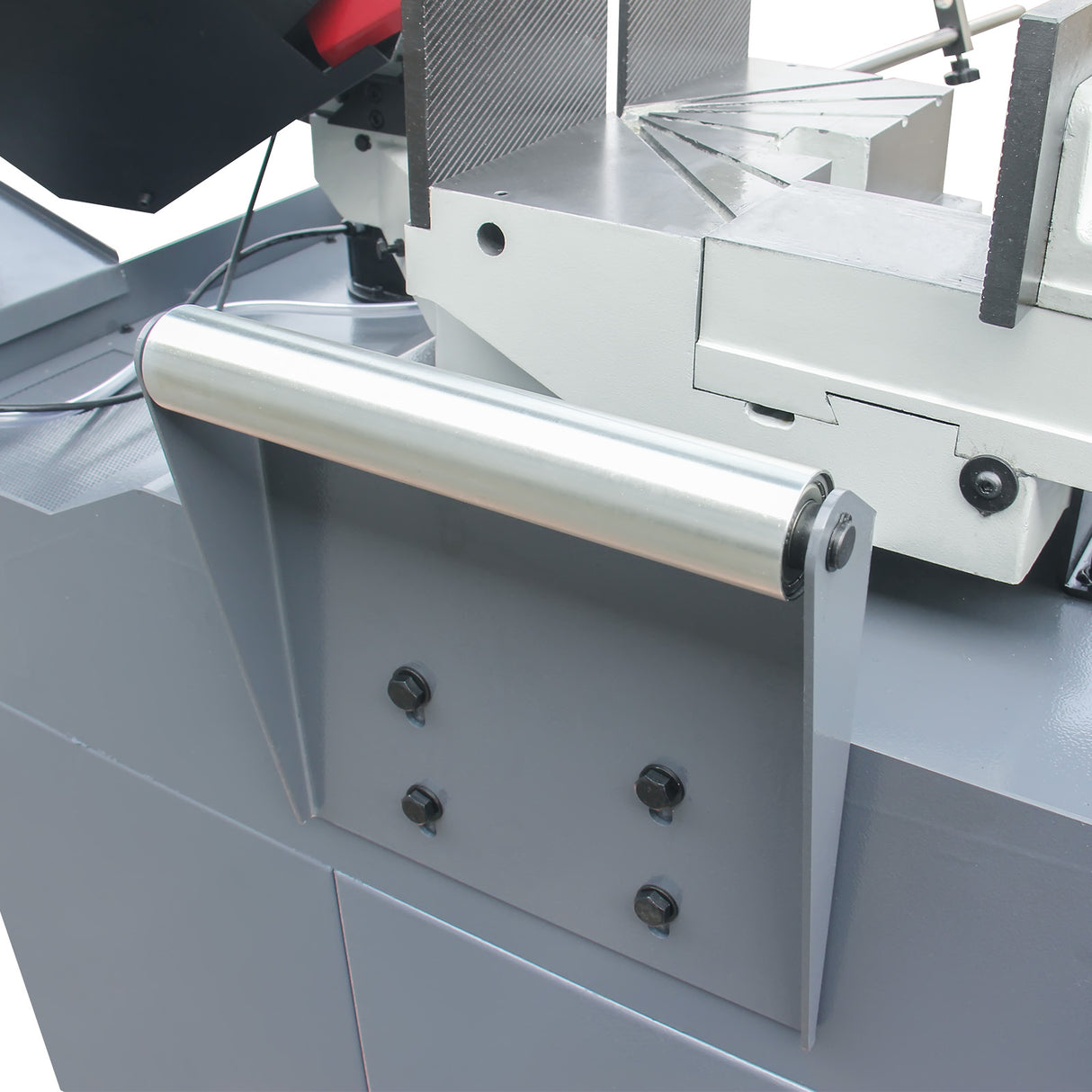 KAKA INDUSTRIAL Dual Miter Metal Bandsaw - 12 inch x 6inch, 60° Right/45° Left Swivel, Dual-Speed Motor, Hydraulic Feed, 230V 3-Phase | Ideal for Structural Steel, Pipes, Fabrication BS-126G