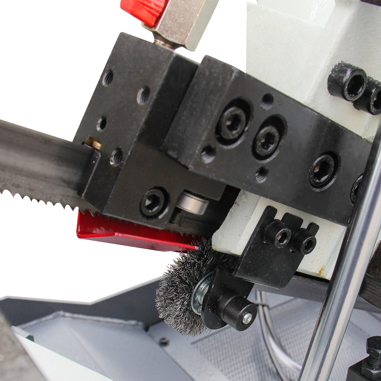 KAKA INDUSTRIAL Dual Miter Metal Bandsaw - 12 inch x 6inch, 60° Right/45° Left Swivel, Dual-Speed Motor, Hydraulic Feed, 230V 3-Phase | Ideal for Structural Steel, Pipes, Fabrication BS-126G