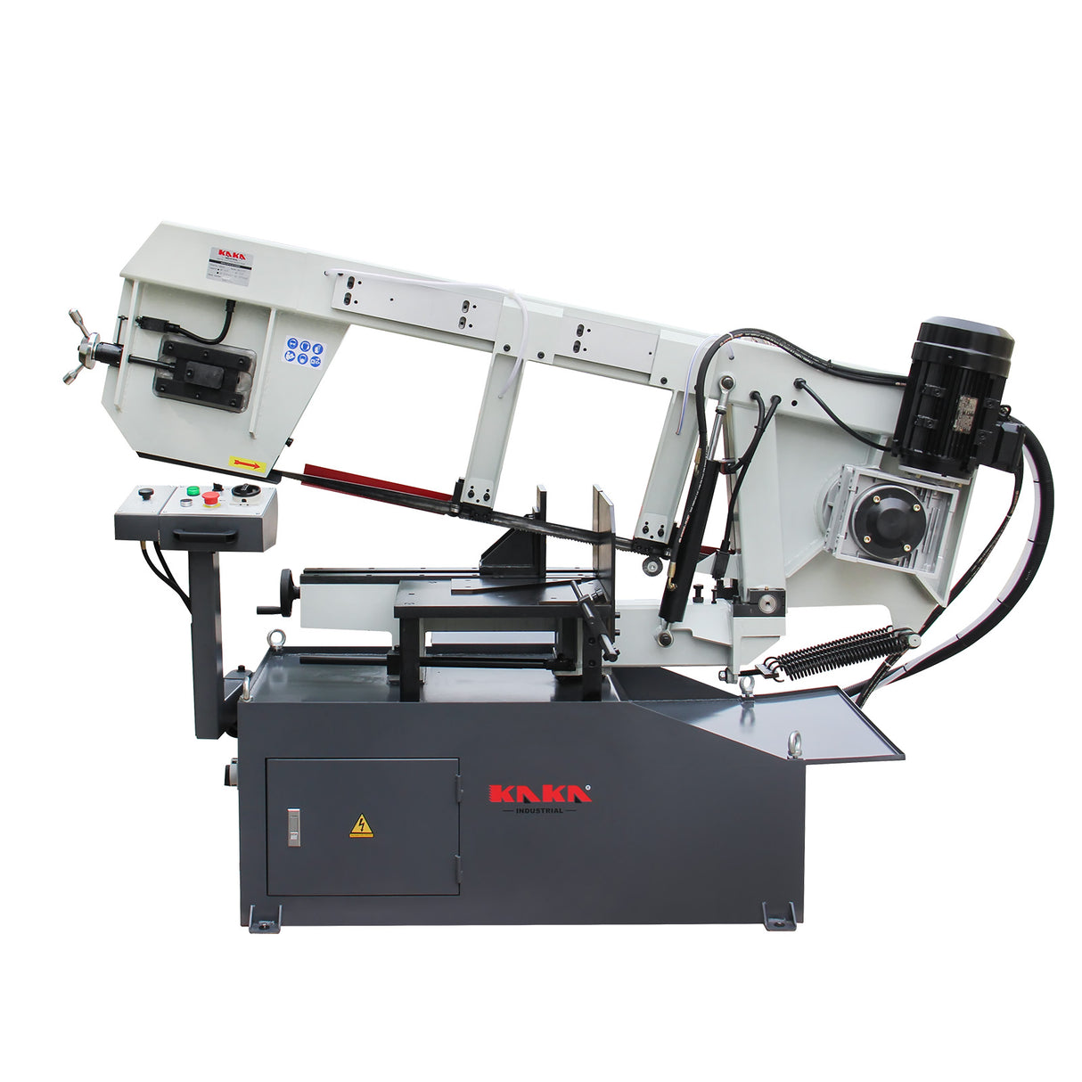 Kaka Industrial BS-2114T,Horizontal bandsaw 21.6"x14“ Capacity Metal Cutting Band Saw, Swivel Head Miter Metal Cutting Band Saw, Round Bar Cutting, Runs on 220V-60HZ-3PH