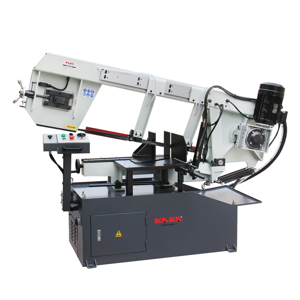 Kaka Industrial BS-2114T,Horizontal bandsaw 21.6"x14“ Capacity Metal Cutting Band Saw, Swivel Head Miter Metal Cutting Band Saw, Round Bar Cutting, Runs on 220V-60HZ-3PH
