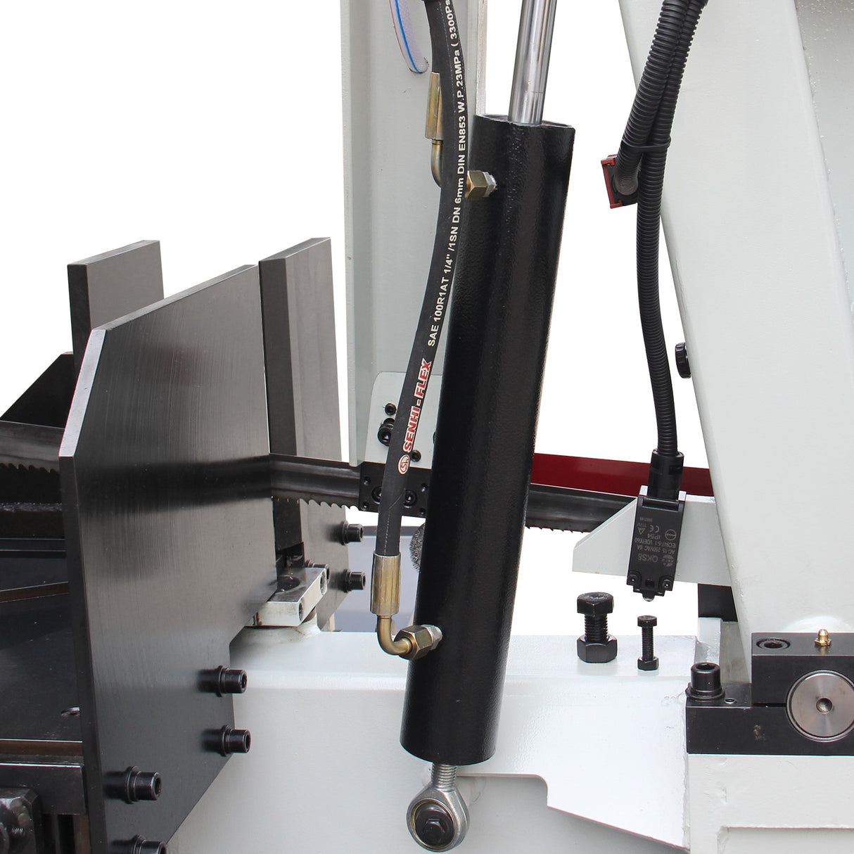 Kaka Industrial BS-2114T,Horizontal bandsaw 21.6"x14“ Capacity Metal Cutting Band Saw, Swivel Head Miter Metal Cutting Band Saw, Round Bar Cutting, Runs on 220V-60HZ-3PH