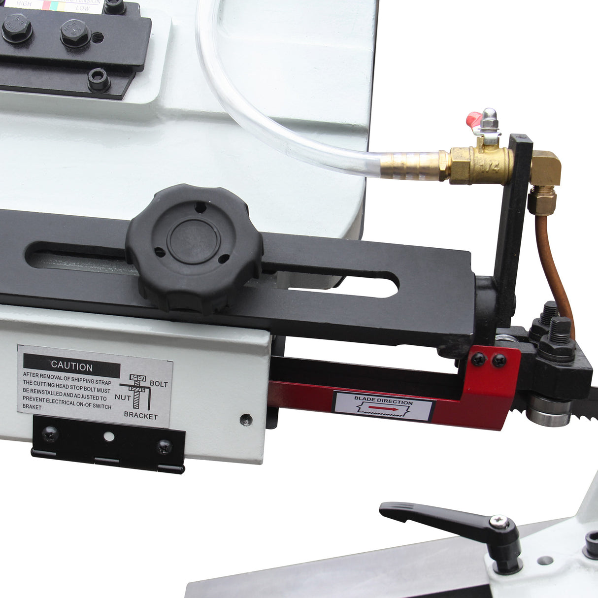 Metal Horizontal Band Saw, 7x 8-1/4 inch Rectangular at 90 degrees, 1.5HP 115V/230V, Adjustable 45°-90° Bow, Metal Band Saw BS-712R