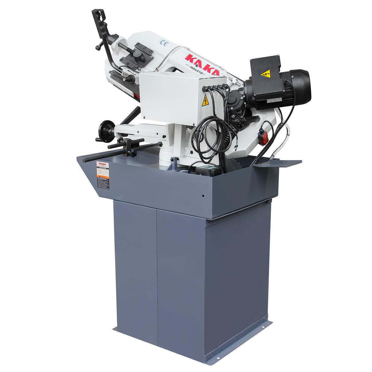 Metal Horizontal Band Saw Mitering Metal Band Saw with 7.8 inch x 4.7 inch Cutting | 45° Miter Angle, 1.1HP Motor for Steel and Aluminum, Auto Shut-Off Safety |BS-75G with Coolant System