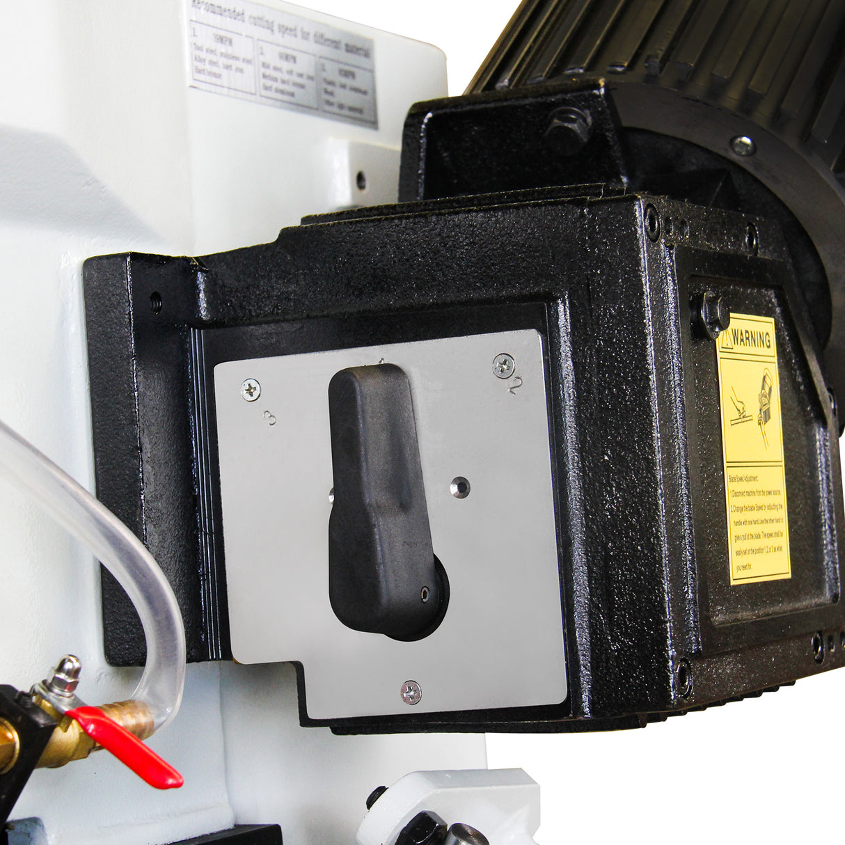 KAKA INDUSTRIAL BS-912GR 9" Metal Cutting Band Saw, 3-Speed Gear Drive, Horizontal, Max. Cutting 9" Round & 7"x12" Rect, Adjustable Blade Guides, Coolant System, Hydraulic Cylinder, 1.5HP(1.1KW)