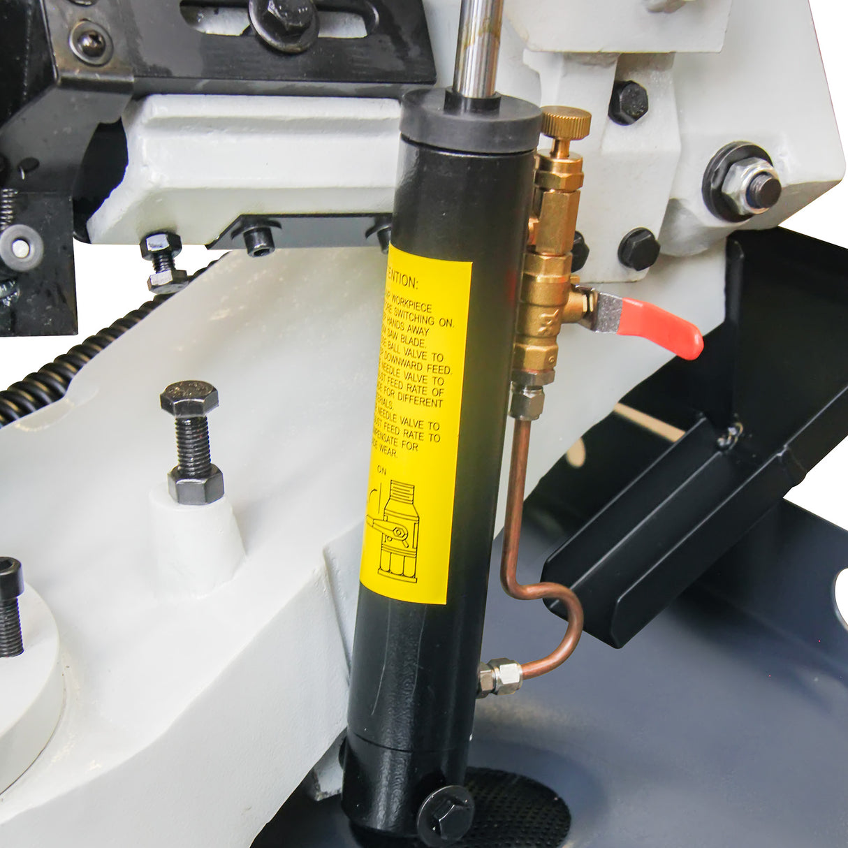 KAKA INDUSTRIAL BS-912GR 9" Metal Cutting Band Saw, 3-Speed Gear Drive, Horizontal, Max. Cutting 9" Round & 7"x12" Rect, Adjustable Blade Guides, Coolant System, Hydraulic Cylinder, 1.5HP(1.1KW)