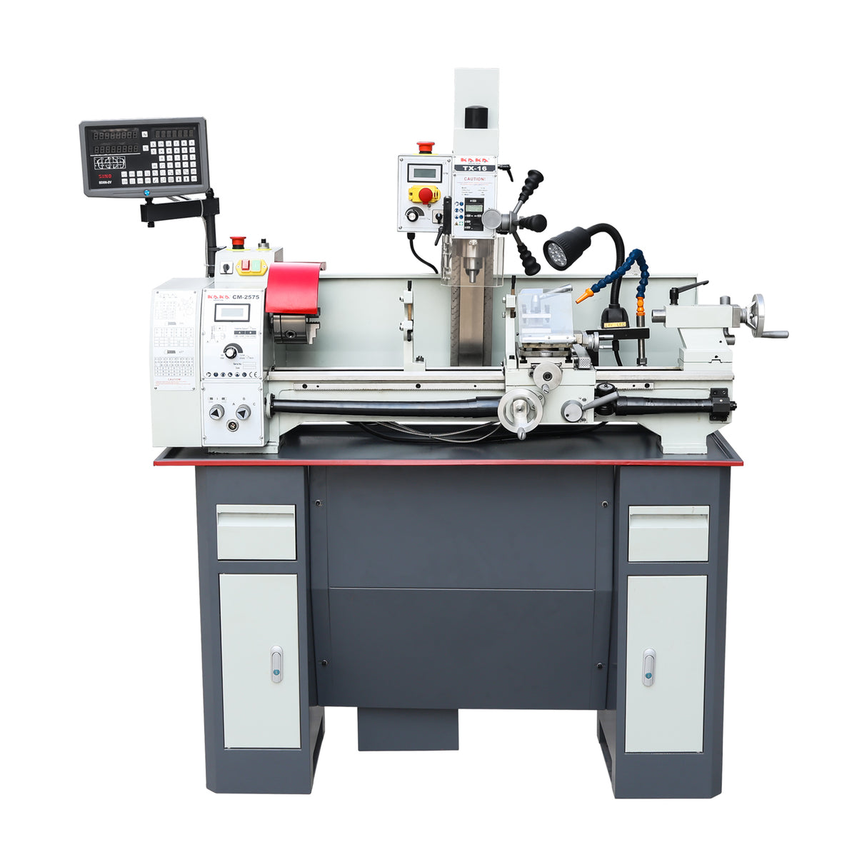 (Not Brand New) KAKA INDUSTRIAL Turn Lathe & Mill Drill CM-2575, Variable Speed Multi-Function Lathe