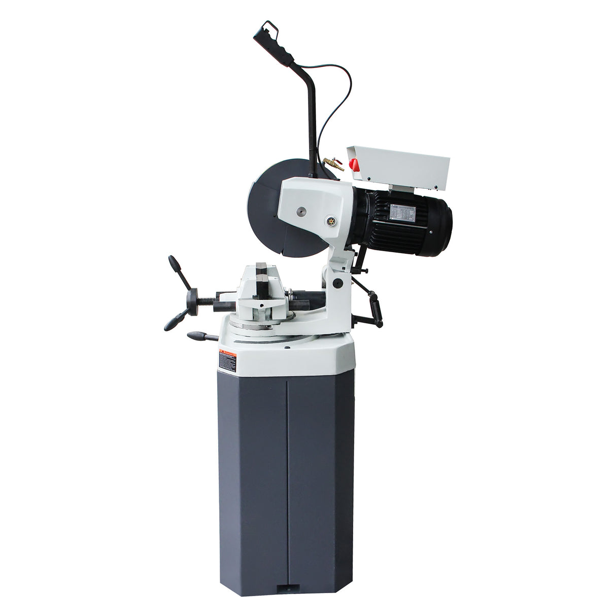 KAKA INDUSTRIAL Circular Coldsaw,14 inch Heavy Duty Manual Metal Cutting Saw, 1.5HP 3-Phase Motor, 20/41 RPM Double Speed, with Swivel Head & Coolant System for Steel and Ferrous Metals - CS-14