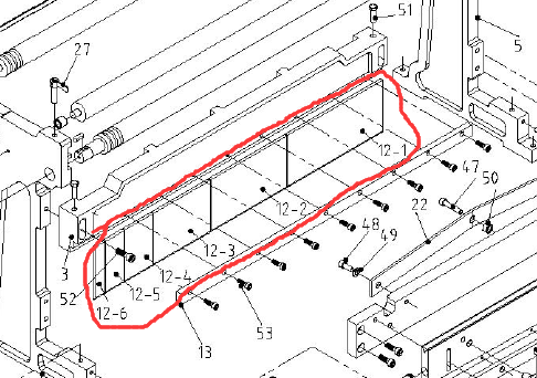 Part# 171003-12 Complete set of dies for 3-IN-1/30