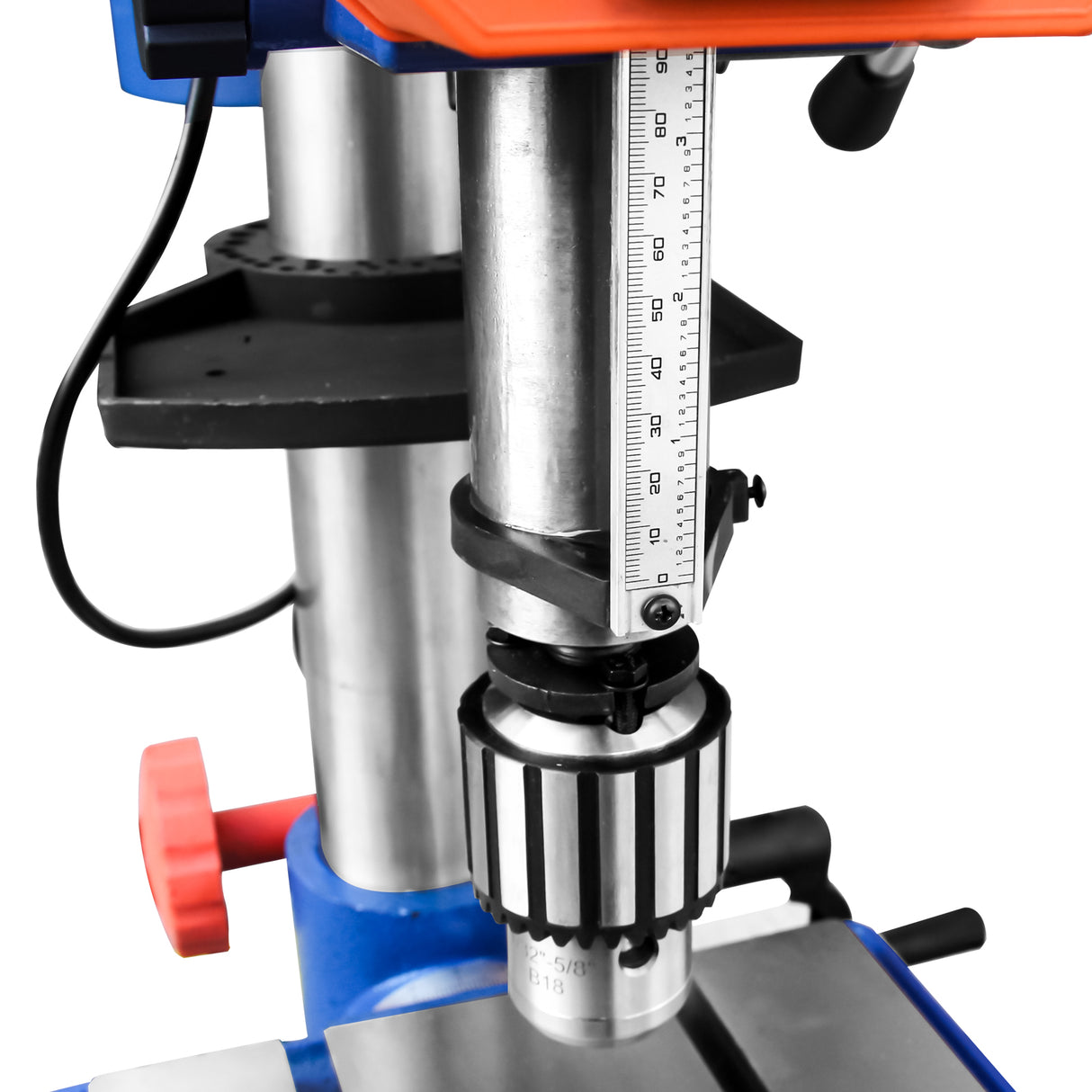 Kaka industrial DP-16 - 5/8" Variable-Speed Benchtop Drill Press with Laser, Bench Top Drill Press for Metal and Wood Working