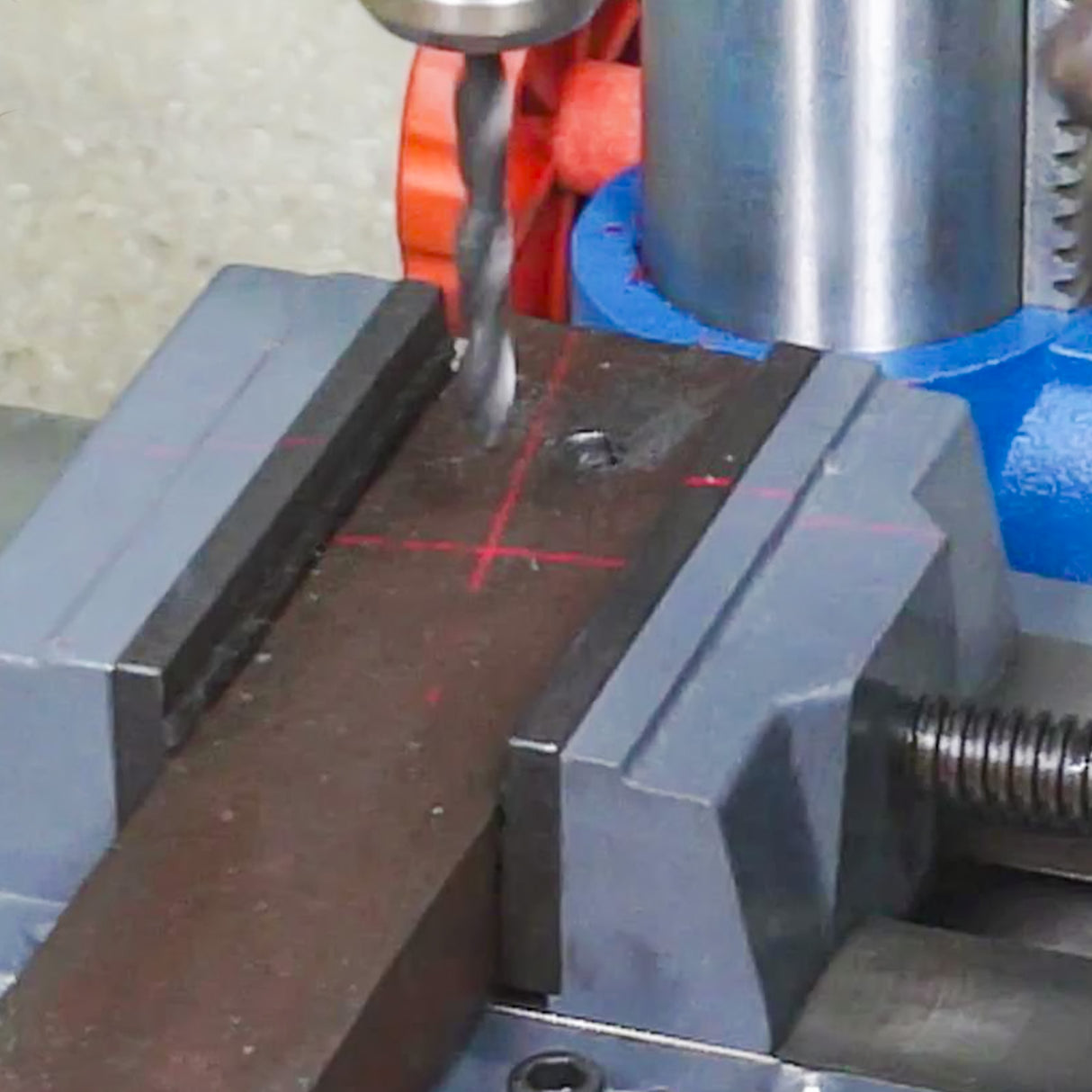 Kaka industrial DP-16 - 5/8" Variable-Speed Benchtop Drill Press with Laser, Bench Top Drill Press for Metal and Wood Working