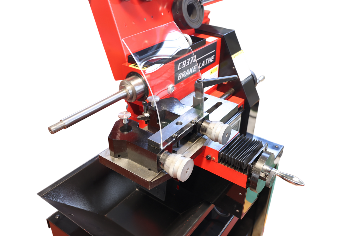 KAKA INDUSTRIAL C9372 Brake Rotor and Drum Lathe, DC Drive, 20 in Max Rotors 7.1-20 in, 70-320 rpm, DC drive, stepless feed, 0.8 HP, auto repair shops, garages, fleet