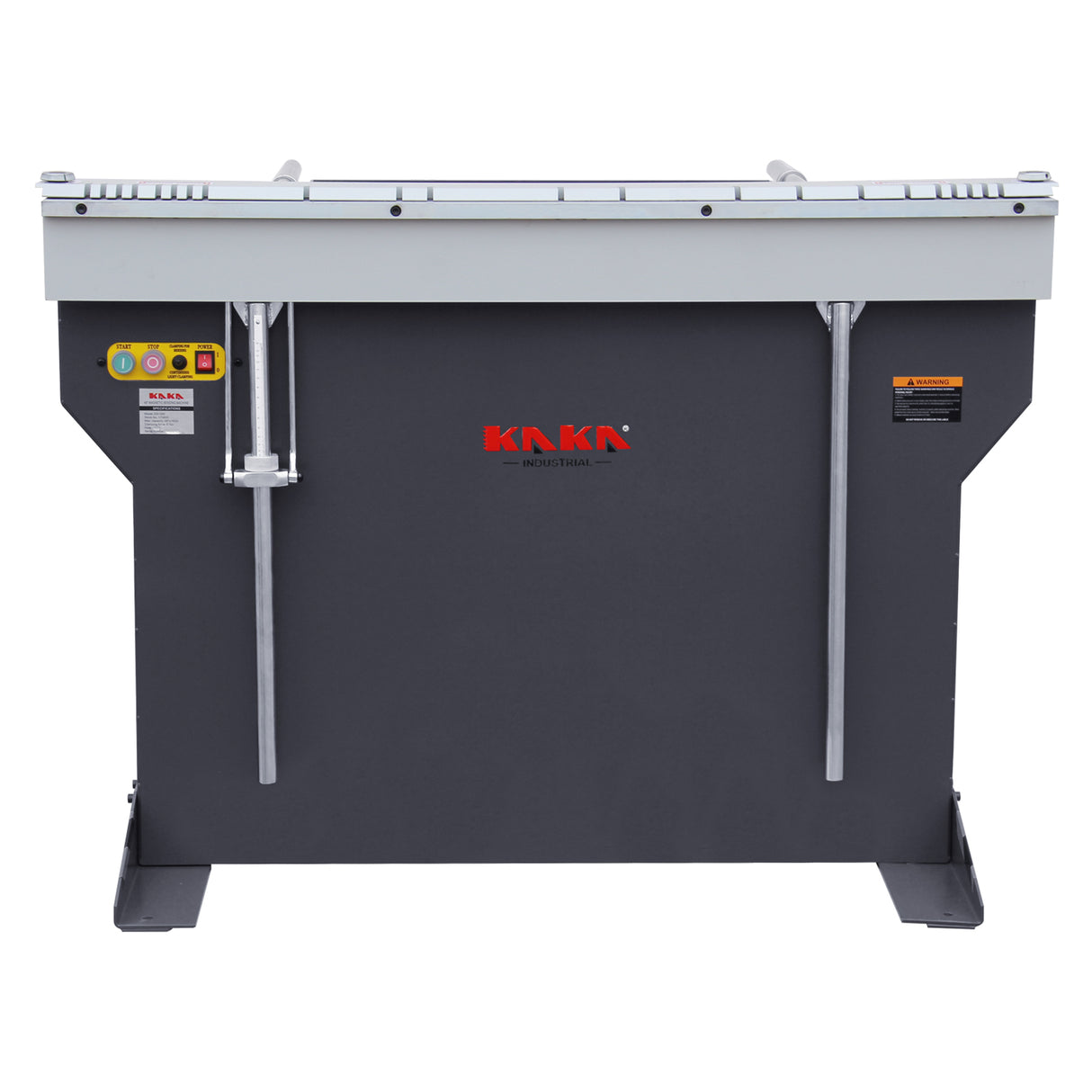Sheet Metal Brake, 48-Inch Magnetic Box and Pan Brake, 6-Ton 16-Gauge Capacity Electro Metal Break, 220V Single Phase with Foot Pedal Control Siding Brake, Includes Clamp Bars EB-4816B
