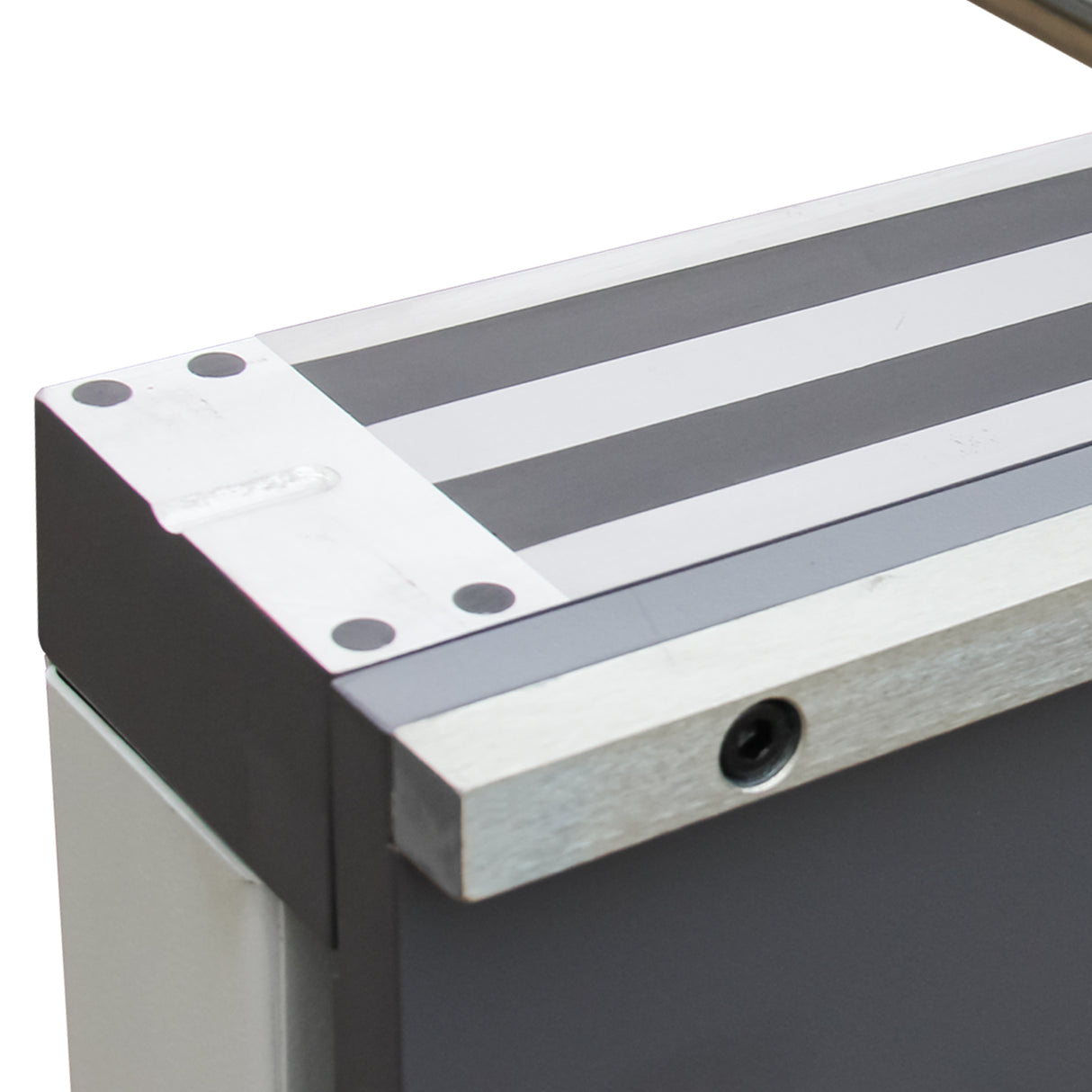 Sheet Metal Brake, 48-Inch Magnetic Box and Pan Brake, 6-Ton 16-Gauge Capacity Electro Metal Break, 220V Single Phase with Foot Pedal Control Siding Brake, Includes Clamp Bars EB-4816B