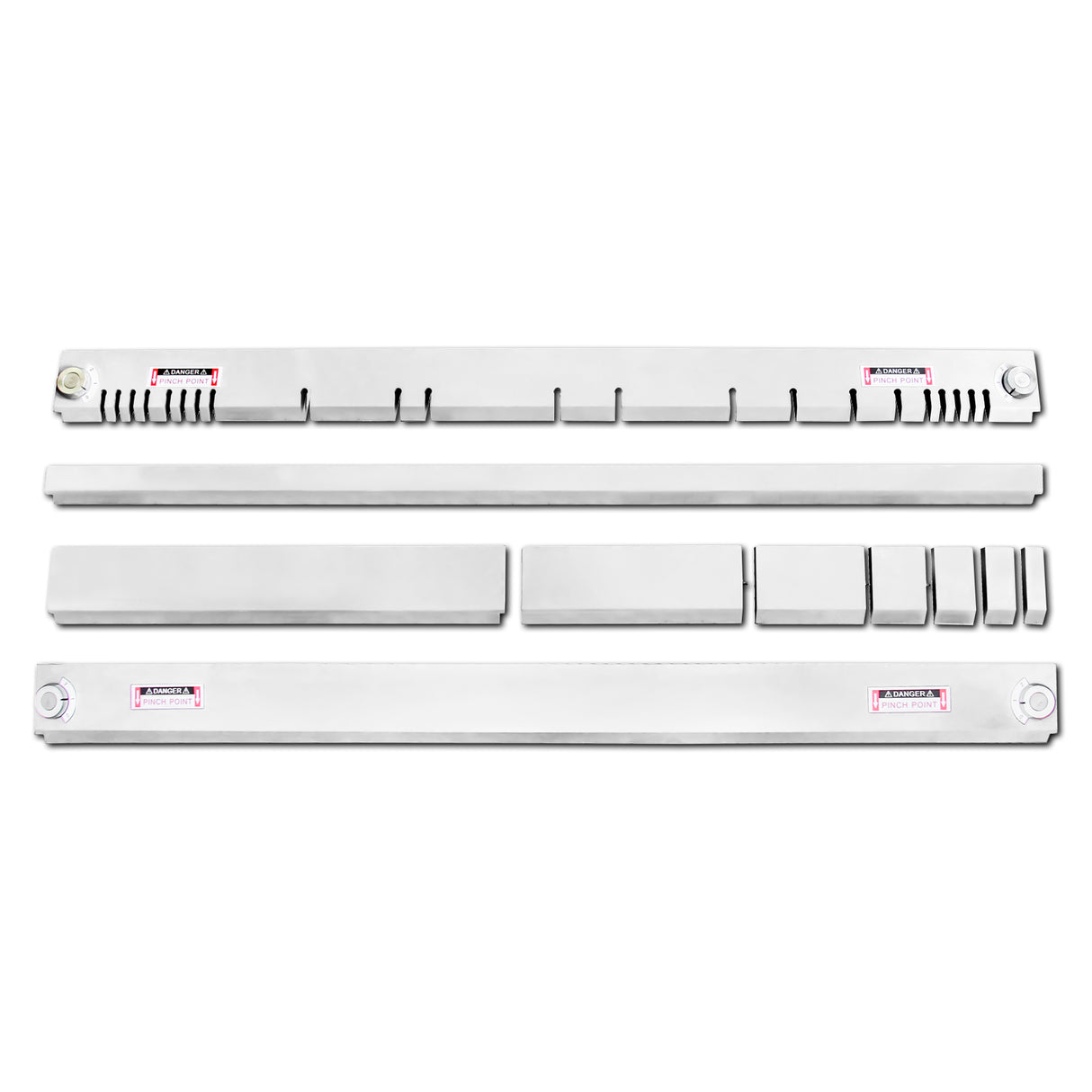 Sheet Metal Brake, 48-Inch Magnetic Box and Pan Brake, 6-Ton 16-Gauge Capacity Electro Metal Break, 220V Single Phase with Foot Pedal Control Siding Brake, Includes Clamp Bars EB-4816B