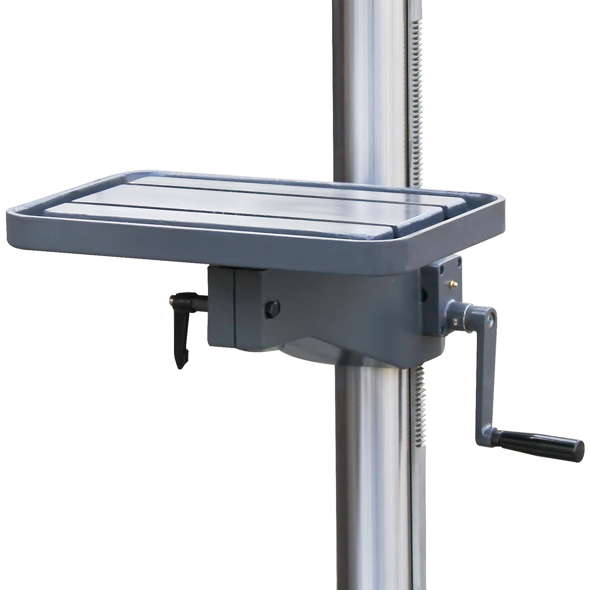 Floor Drill Pres,Swing 20 in, Max Drilling 0.98-Inch in Steel, 0.9kW 220V 3-Phase Gear Head, 8-Speed (130-3200 RPM), Cast Iron Construction, MT3 Taper Spindle, DRO Depth Control GD-25