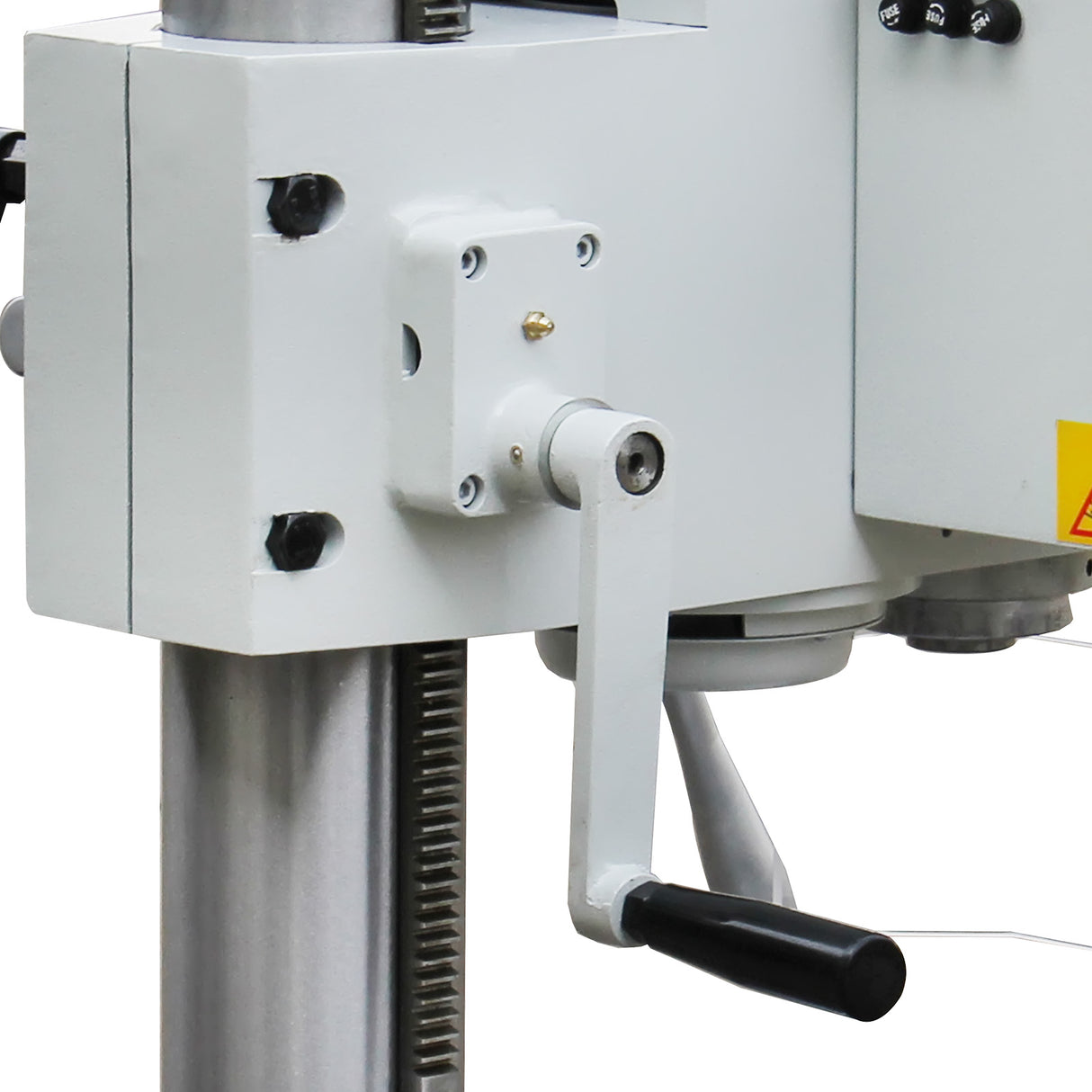 Floor Drill Pres,Swing 20 in, Max Drilling 0.98-Inch in Steel, 0.9kW 220V 3-Phase Gear Head, 8-Speed (130-3200 RPM), Cast Iron Construction, MT3 Taper Spindle, DRO Depth Control GD-25