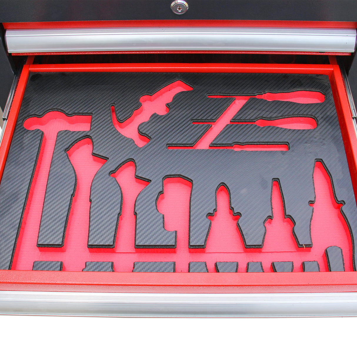 Kaka industrial HQC-550A (BT50) Tool Holder CNC Tool Cart, 5 Drawer Tool Chest 77 Capacity 4 Ball-Bearing Glided Drawers, Drawer Mobile Work Station