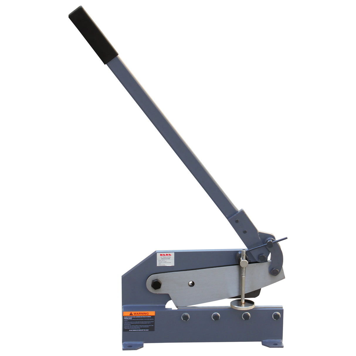 KAKA Industrial HS-12 12-Inch Sheet Metal Plate Shear, Solid Steel Frame, Mounting Type Metal Shear, For Cutting Sheets and Bars, High Precision Manual Hand Plate Shear