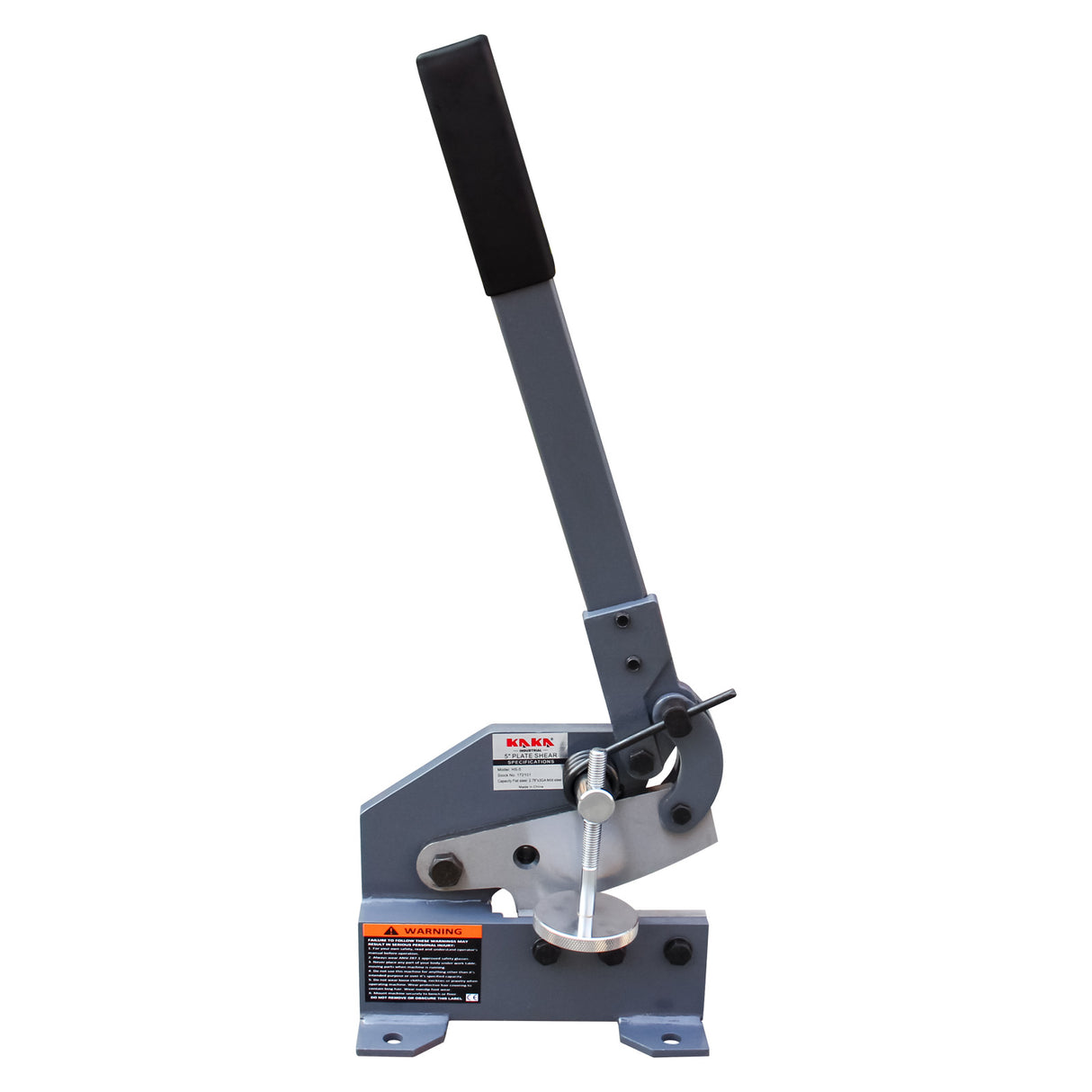 Hand Plate Shear 5 inch Sheet Metal Plate Shear, Solid Steel Frame, Mounting Type Metal Shear, For Cutting Sheets and Bars,HS-5