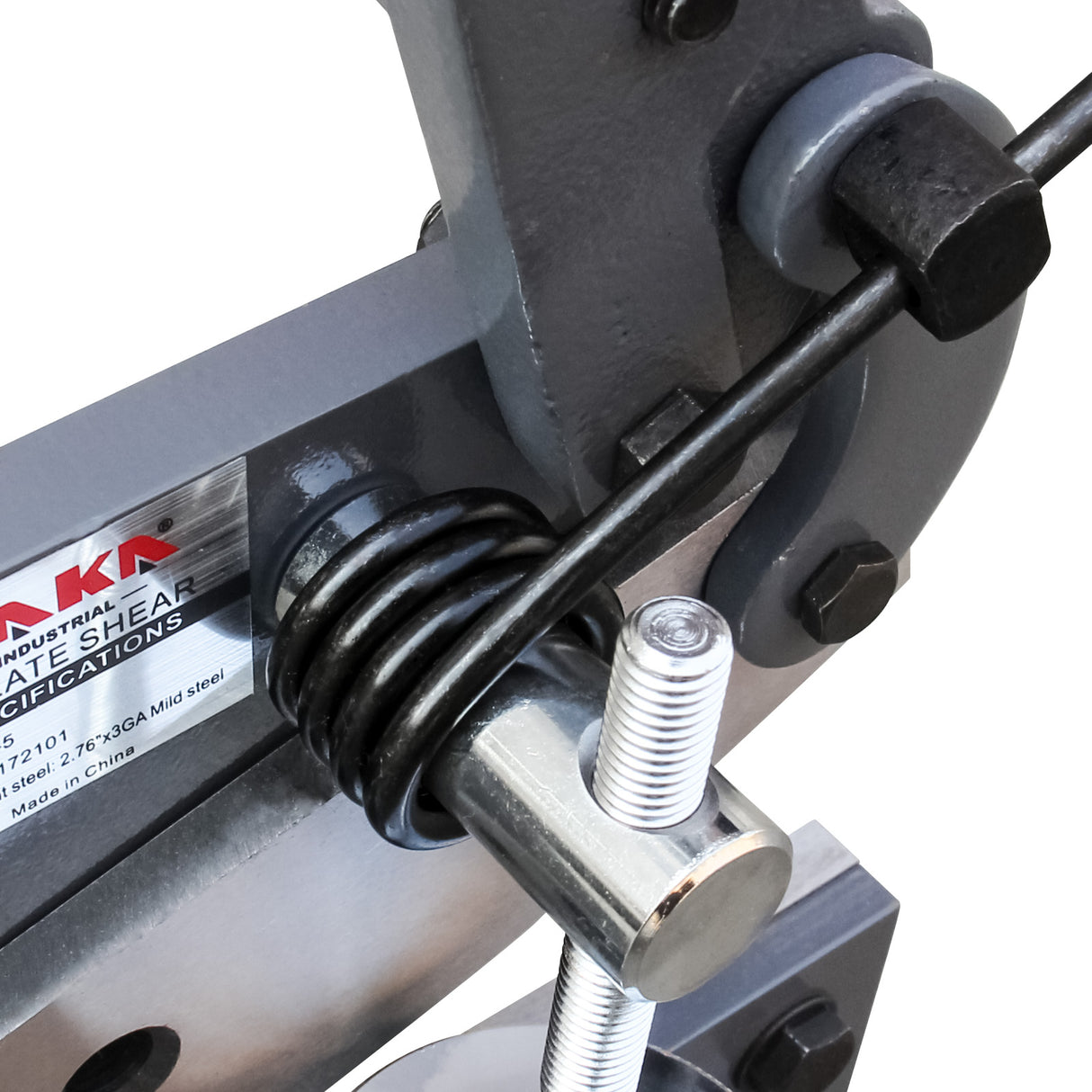 Hand Plate Shear 5 inch Sheet Metal Plate Shear, Solid Steel Frame, Mounting Type Metal Shear, For Cutting Sheets and Bars,HS-5