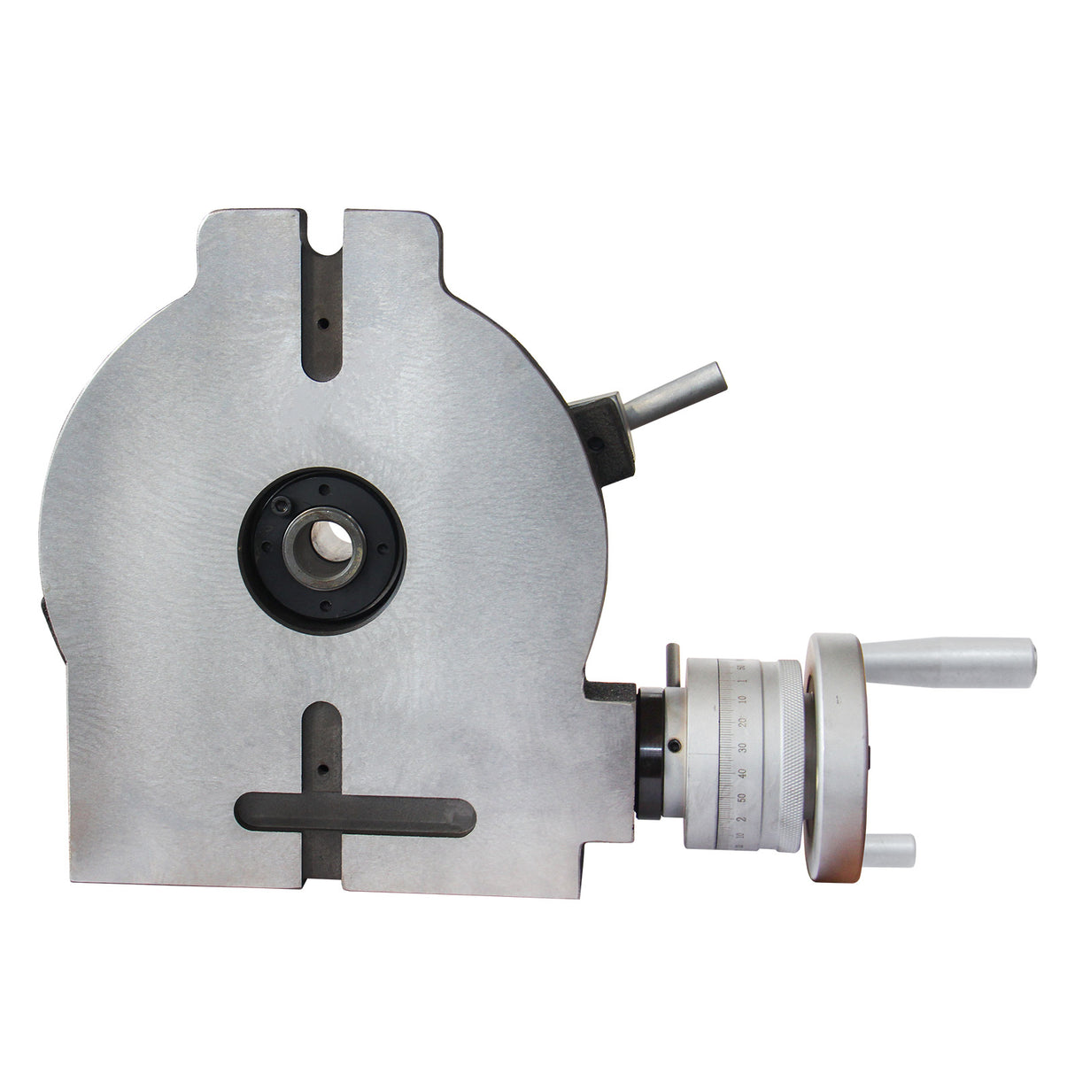 Kaka Industrial HV-8, 8" Horizontal Vertical Rotary Table Rotary table TSL Vertical & Horizontal MT3 Center Sleeve Rotary Table 4 slot Precision Milling Table 360 Degrees Precision Rotary Table